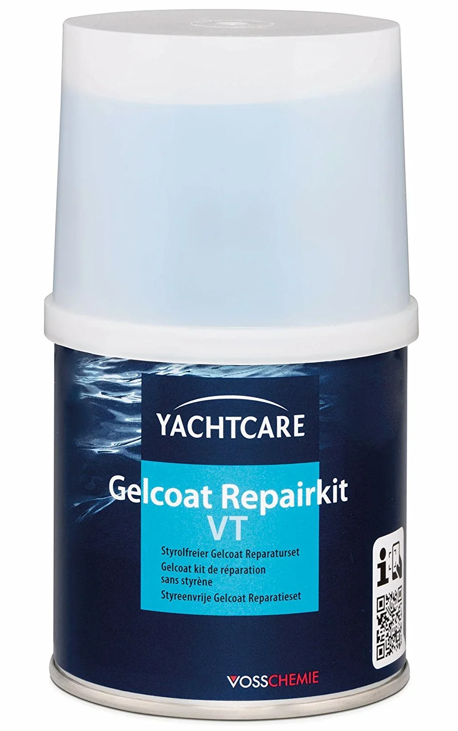 "Gelcoat reparatieset RAL 9010, gelcoat reparatie, polyester reparatieset, 200 g image"