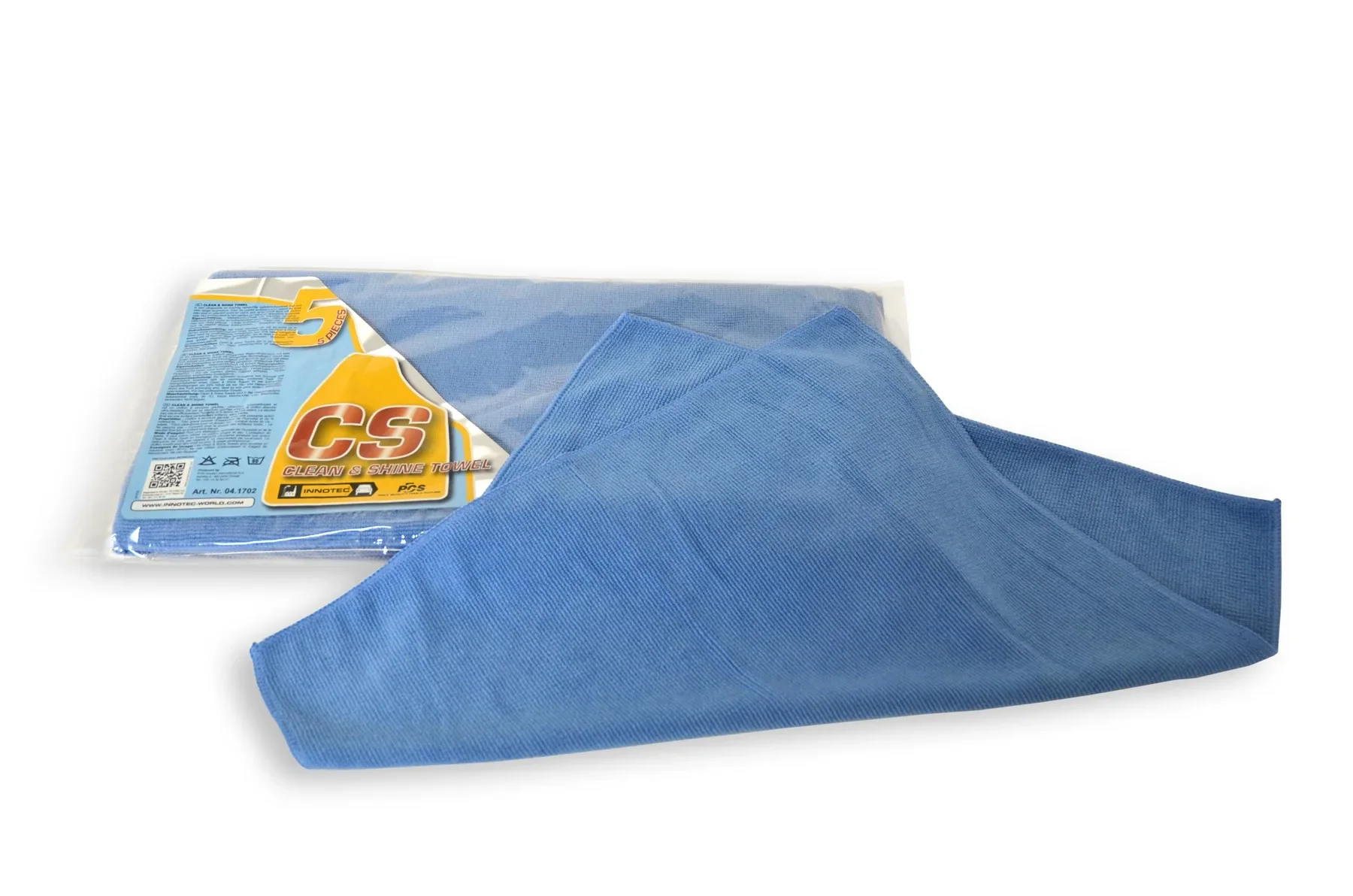 "Poetsdoeken, blauw, 5 stuks, reinigingsdoekjes image"