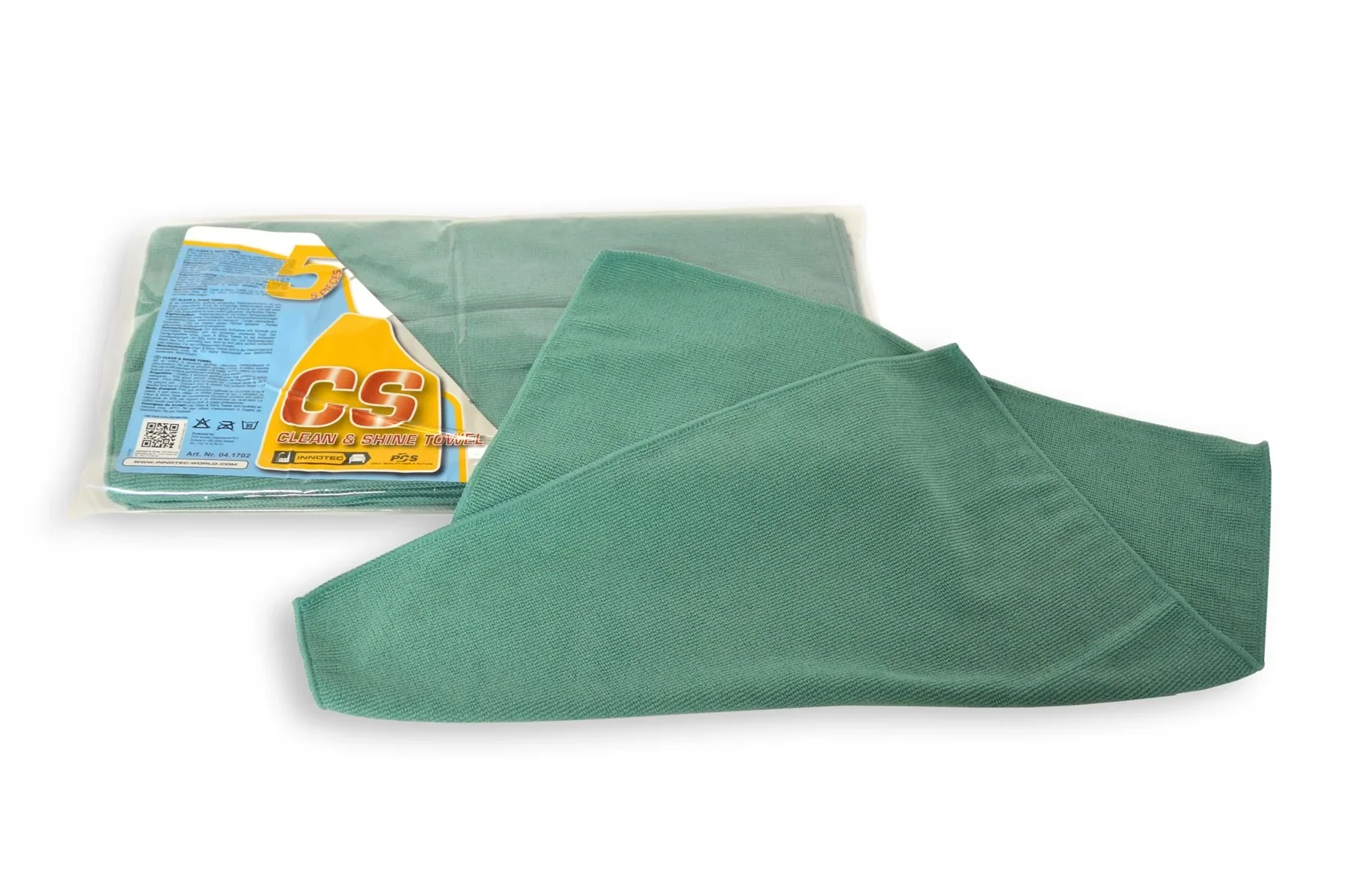 "Poetsdoeken, Reinigingsdoeken, Groene poetsdoek, 5 stuks image"