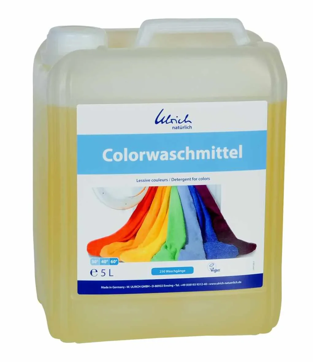 "Wasmiddel kleur 5 Liter, vloeibaar wasmiddel, vegan, natuurlijk wasmiddel image"