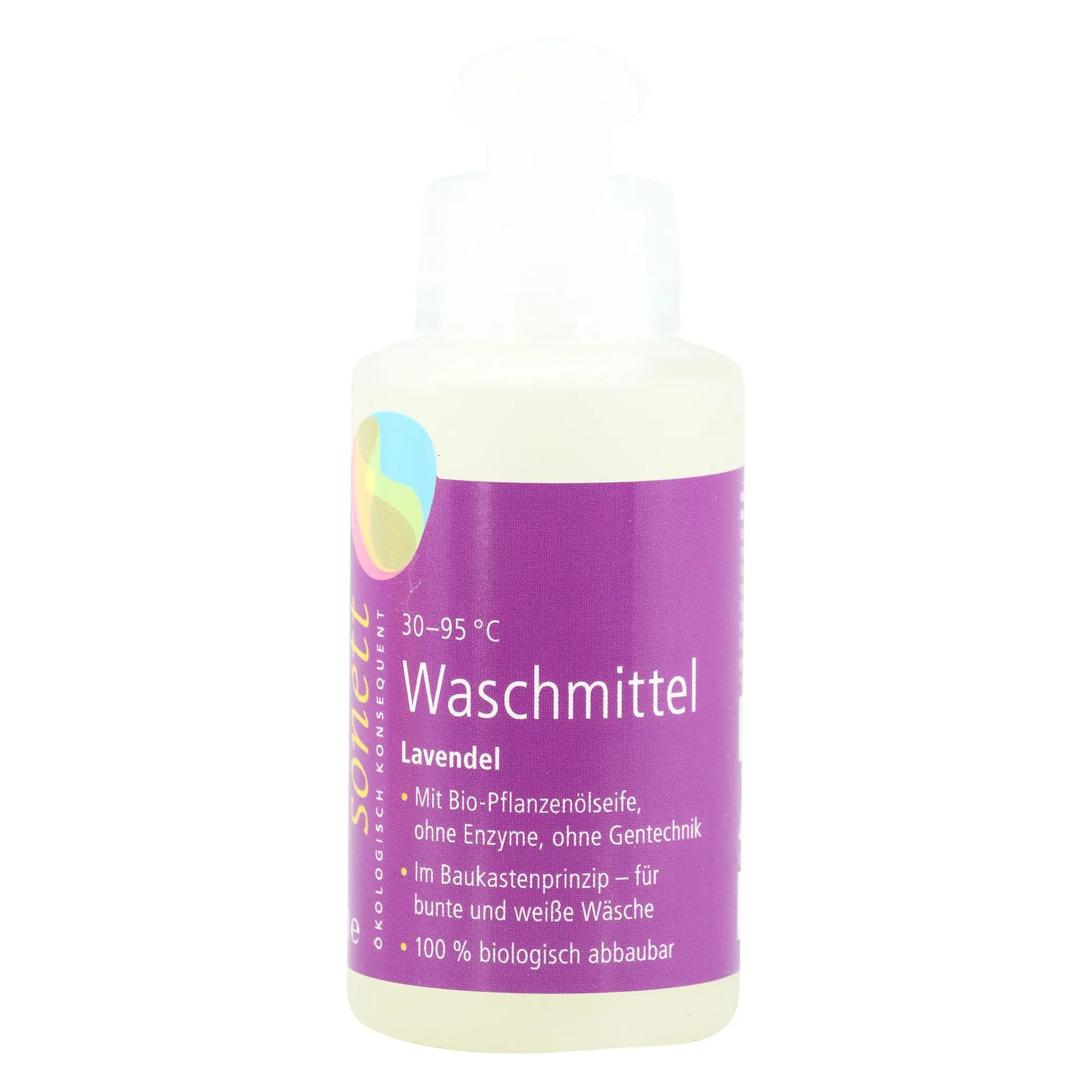 "Wasmiddel lavendel, vloeibaar wasmiddel, 120 ml proefverpakking, natuurlijk wasmiddel image"