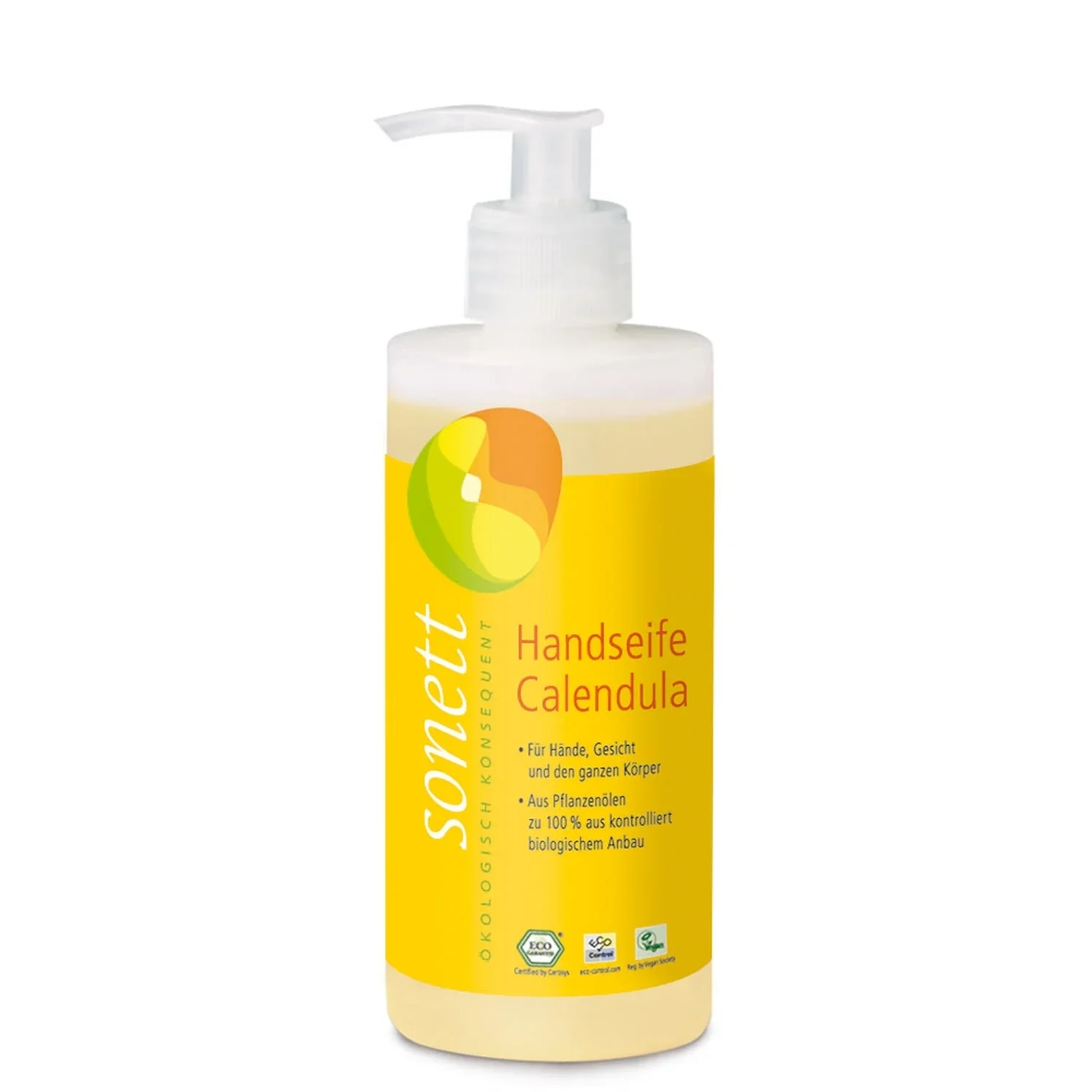 "Handzeep, natuurlijke handzeep, handzeep calendula 120 ml probeerformaat image"