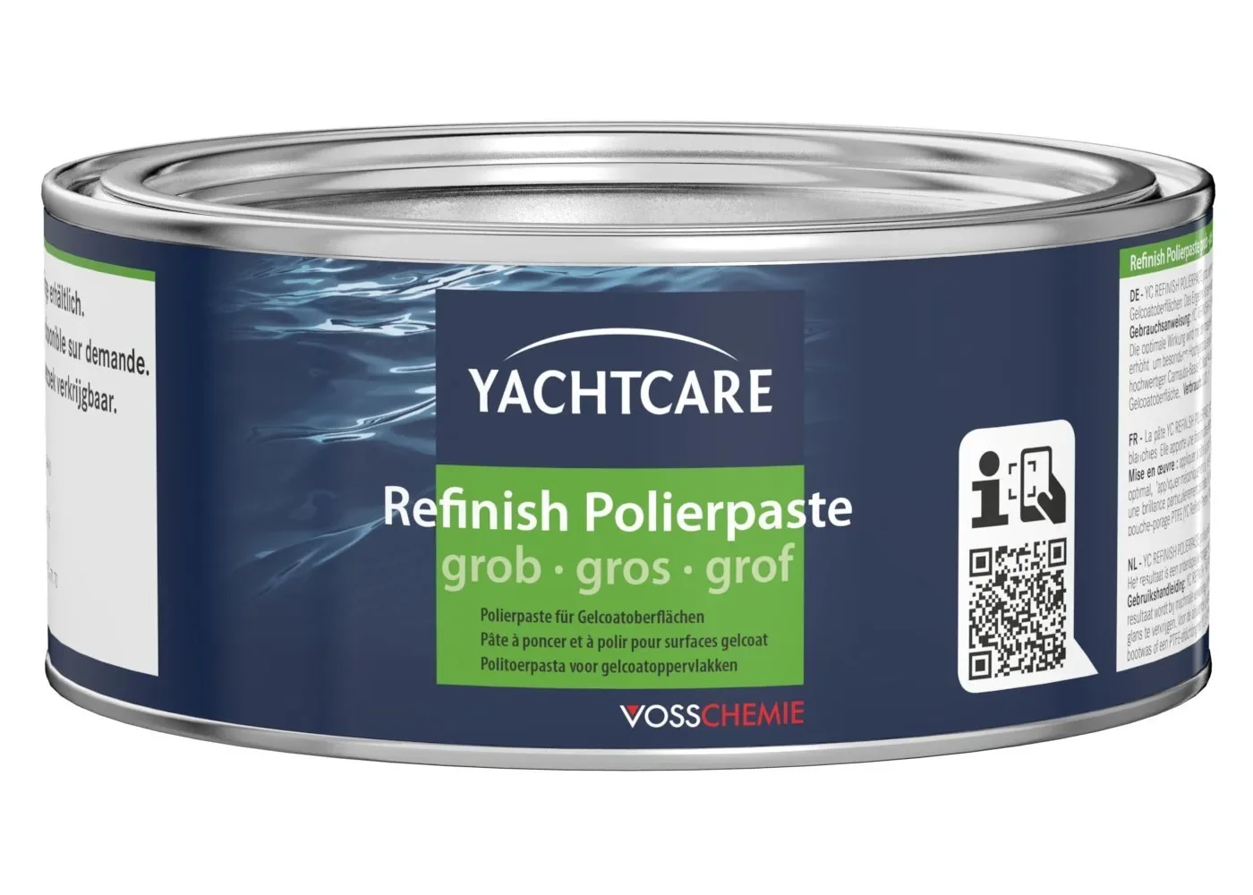 Polijstpasta grof 500g, polijsten boot