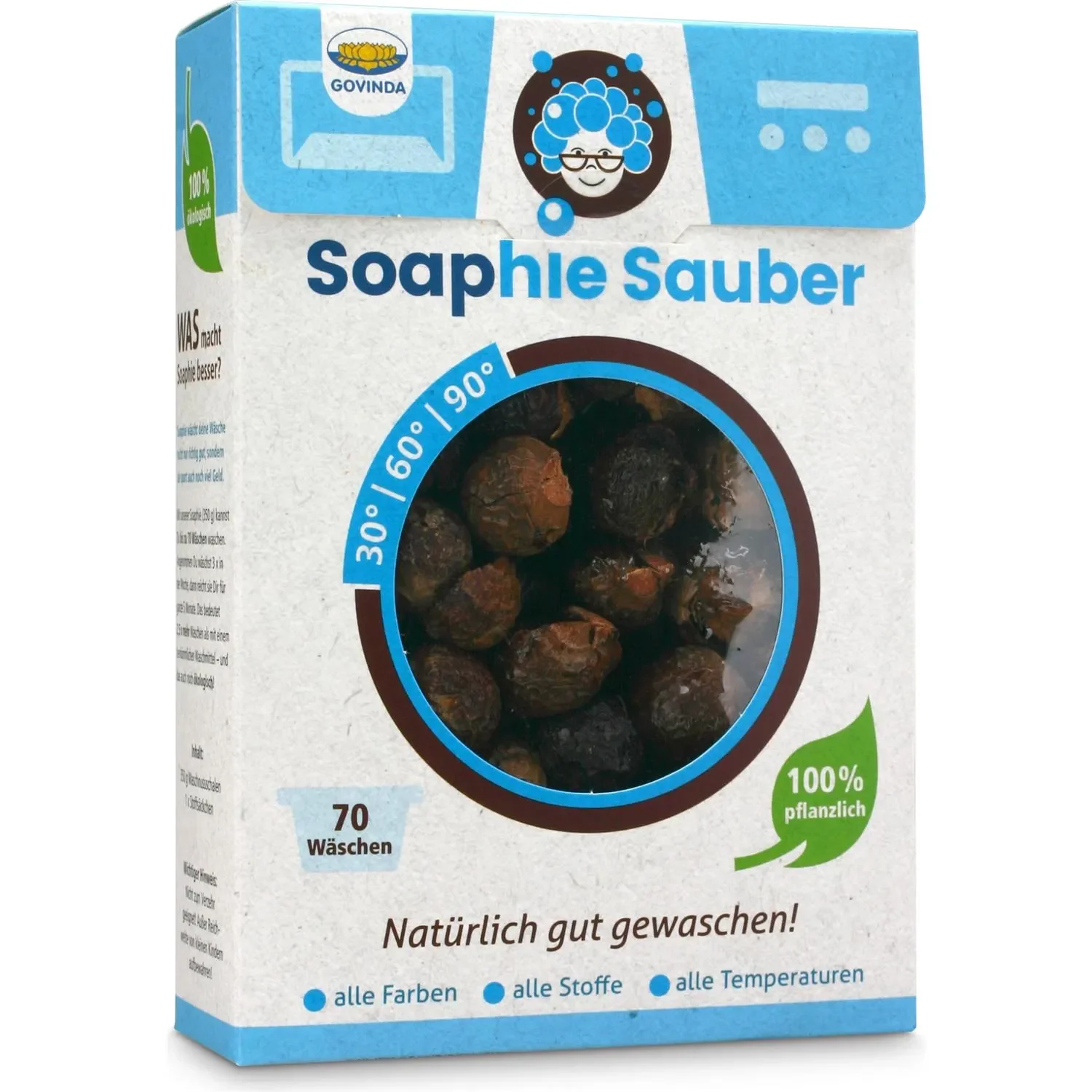 "Wasnoten, Wasnoot schalen, ecologisch wassen, 350 g image"