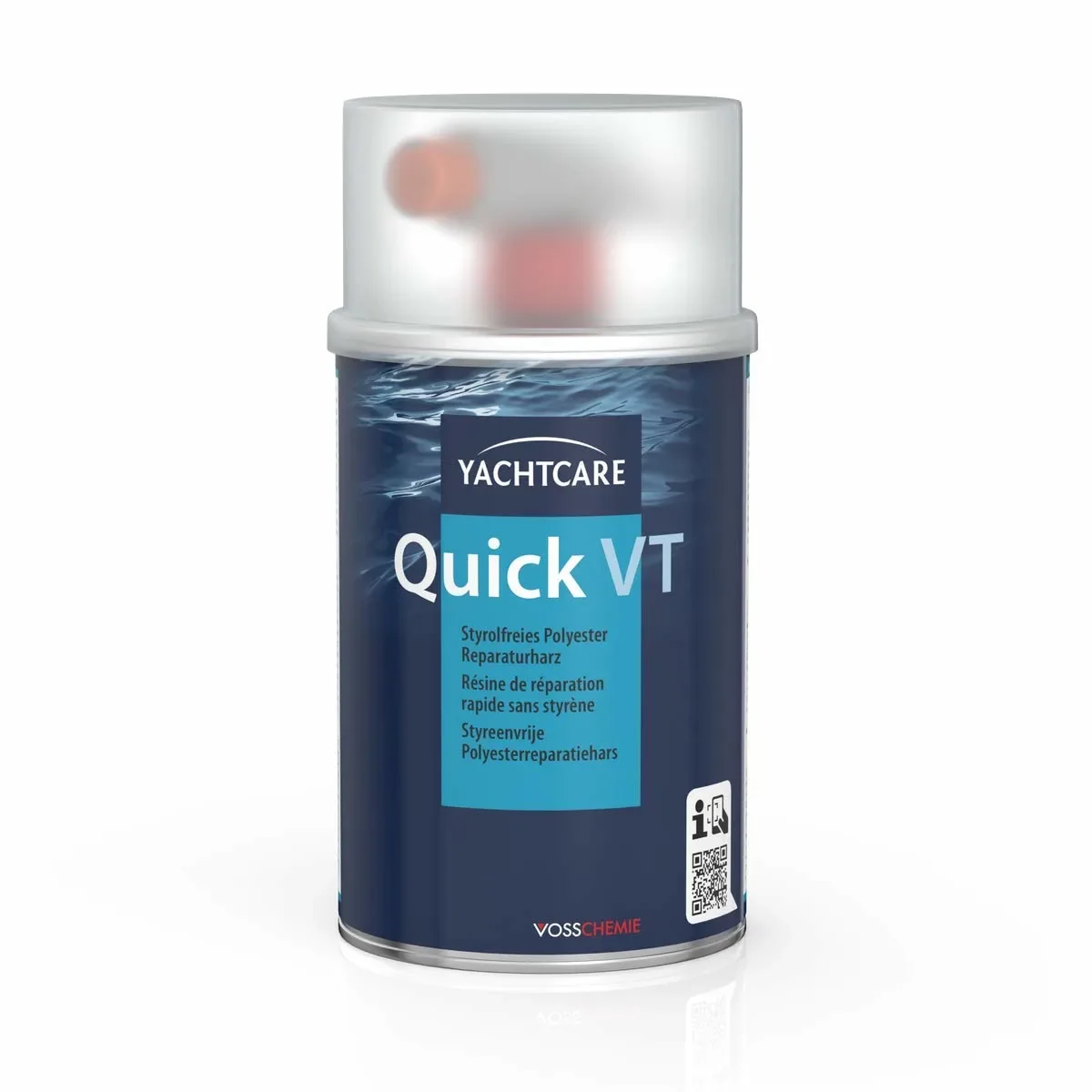 "Polyester reparatiehars 1 kg, styreenvrije polyesterhars, reparatiehars, bootreparatie image"