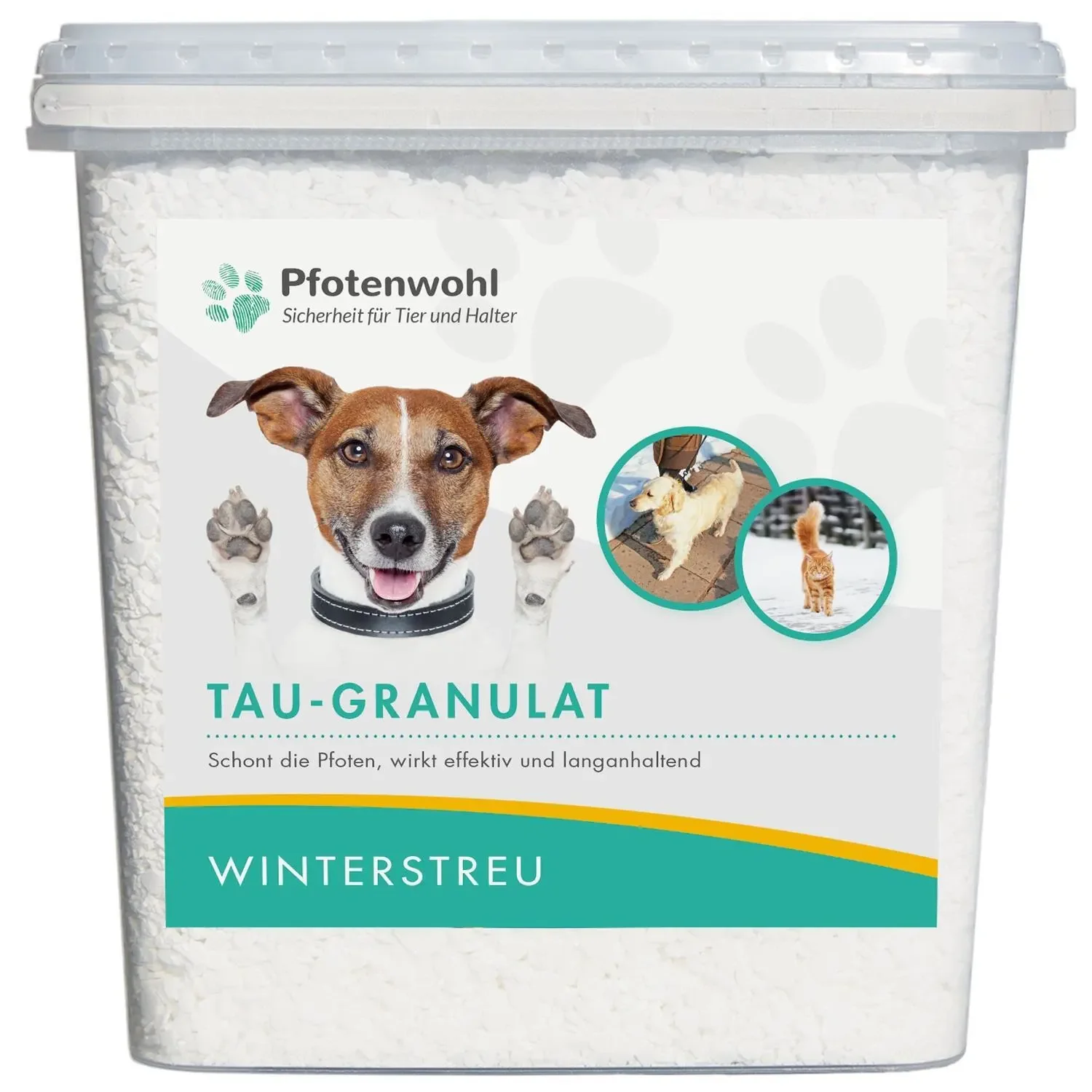 "Strooizout diervriendelijk, 5 kg, Winterstreu, 96 stuks = 480 kg pallet, strooizout voor dieren image"