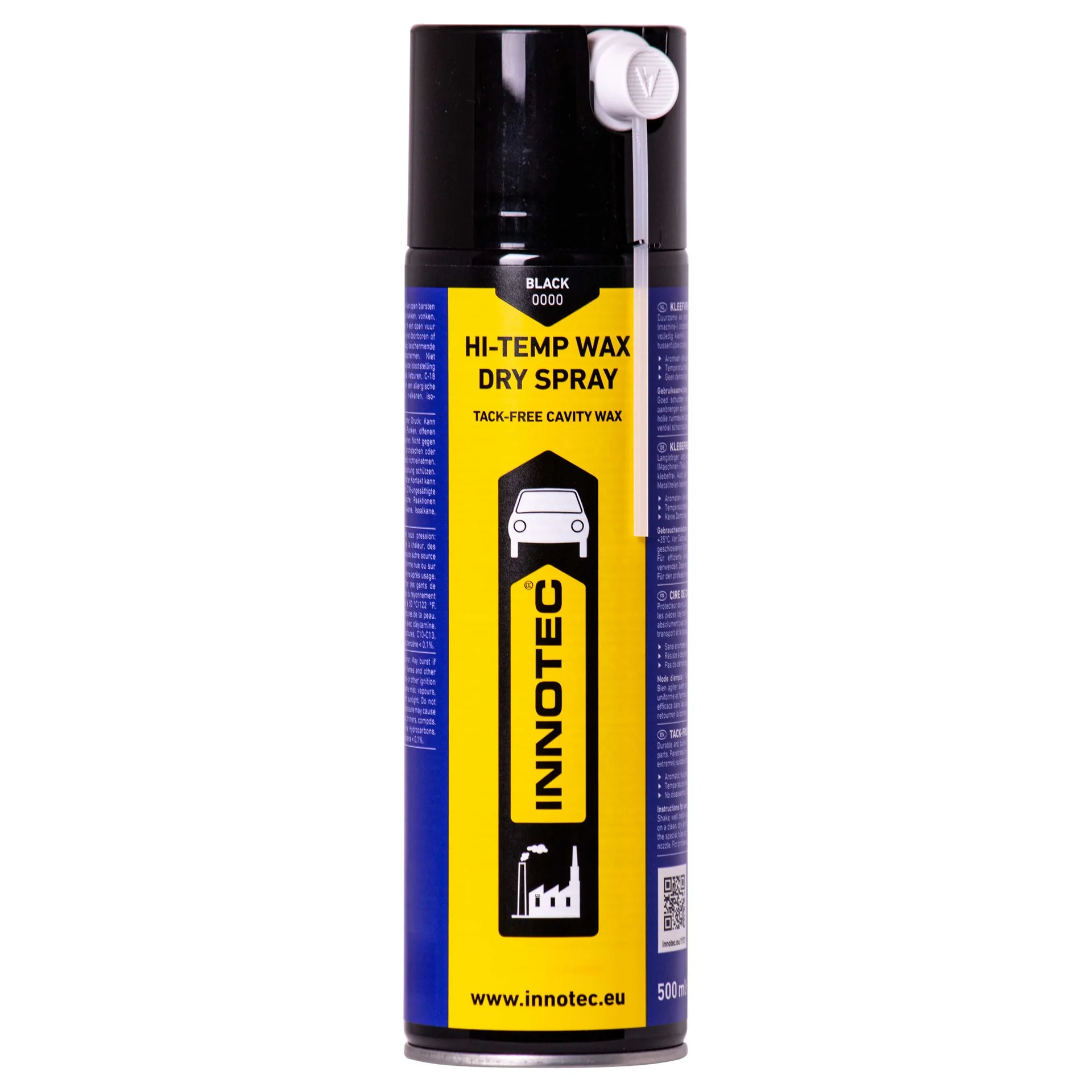 Hittebestendige was, droge smeermiddel spray, 500 ml, zwarte was spray