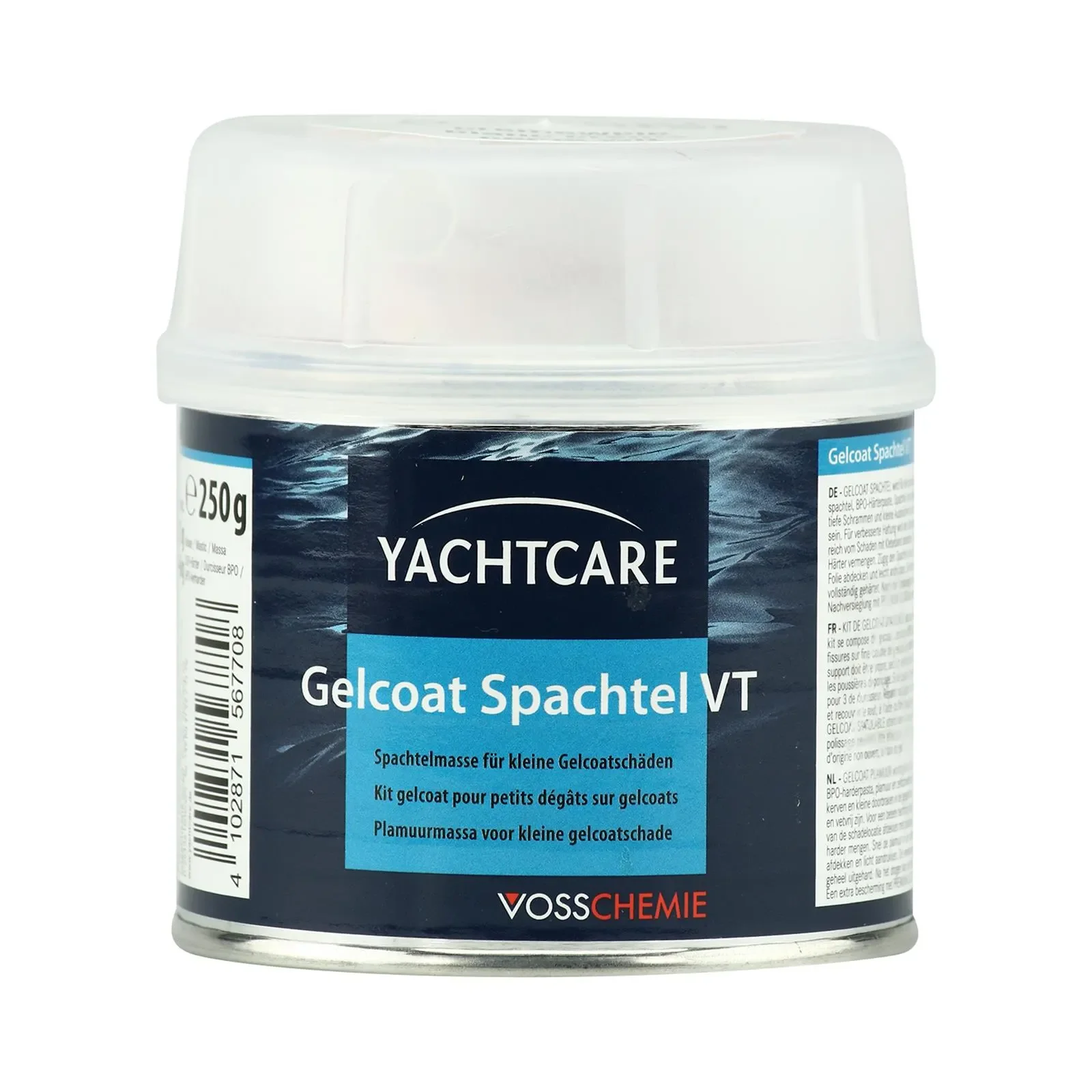 "Gelcoat spachtel 250 g, gelcoat reparatie, boot reparatie, witte gelcoat image"