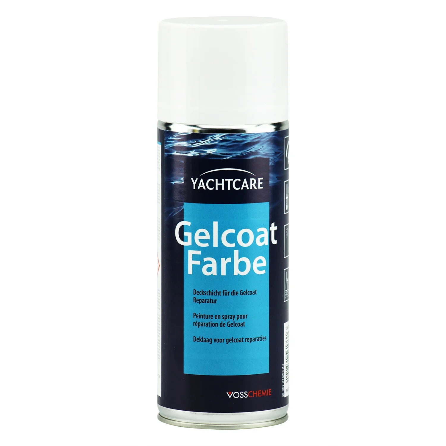 "Gelcoat RAL 9010, RAL 9010 spuitbus, witte gelcoat, 400 ml Aerosolspraydose, reinweiß image"