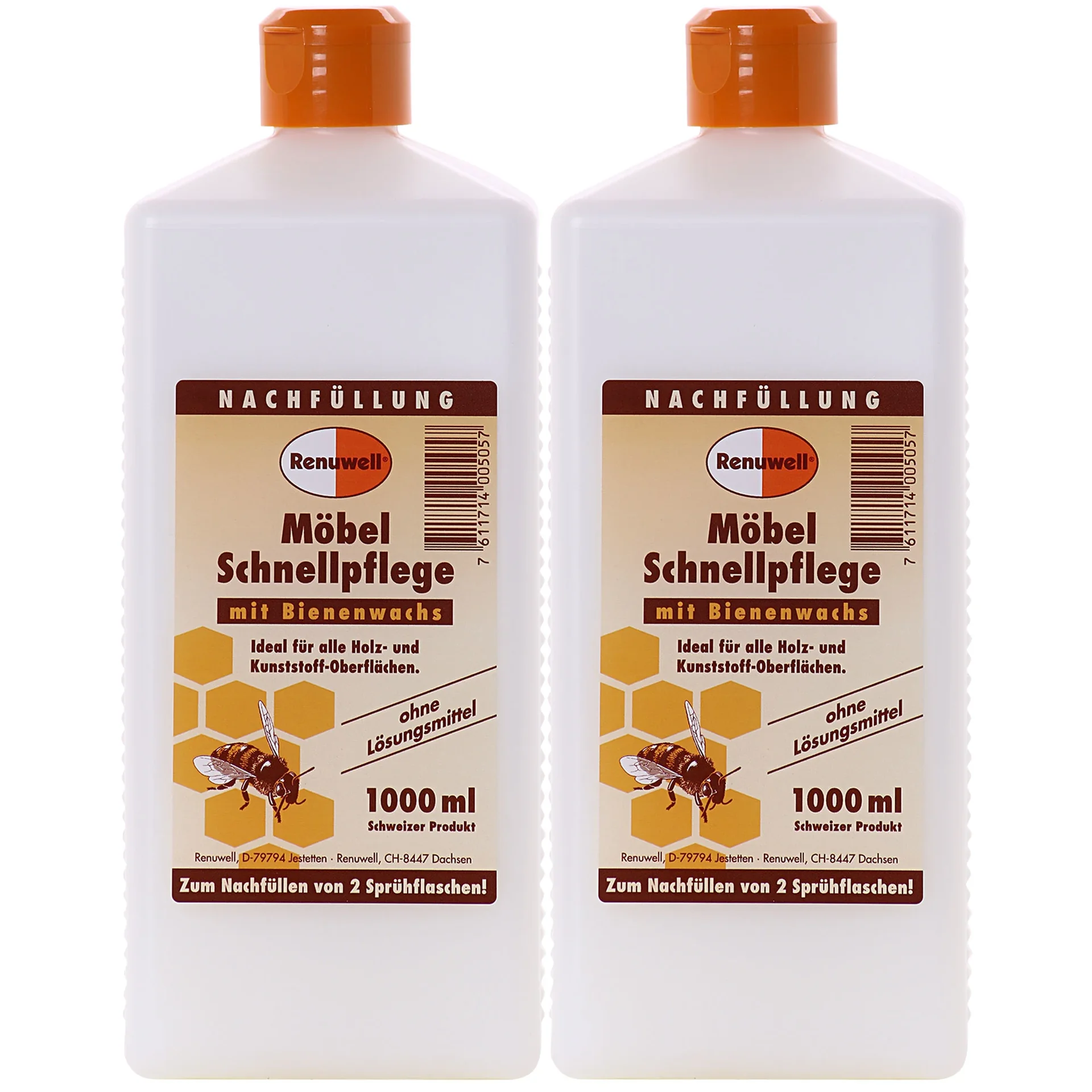 "Meubel onderhoud, meubel reiniger, meubel polish, 1 Liter x 2 Flaschen image"