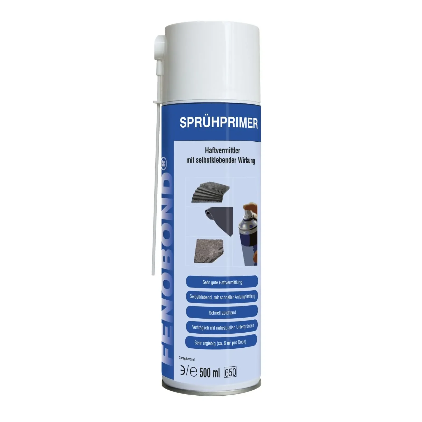 "Primer spray 500 ml, hechtingsprimer, spuitbus primer, primer aerosol image"