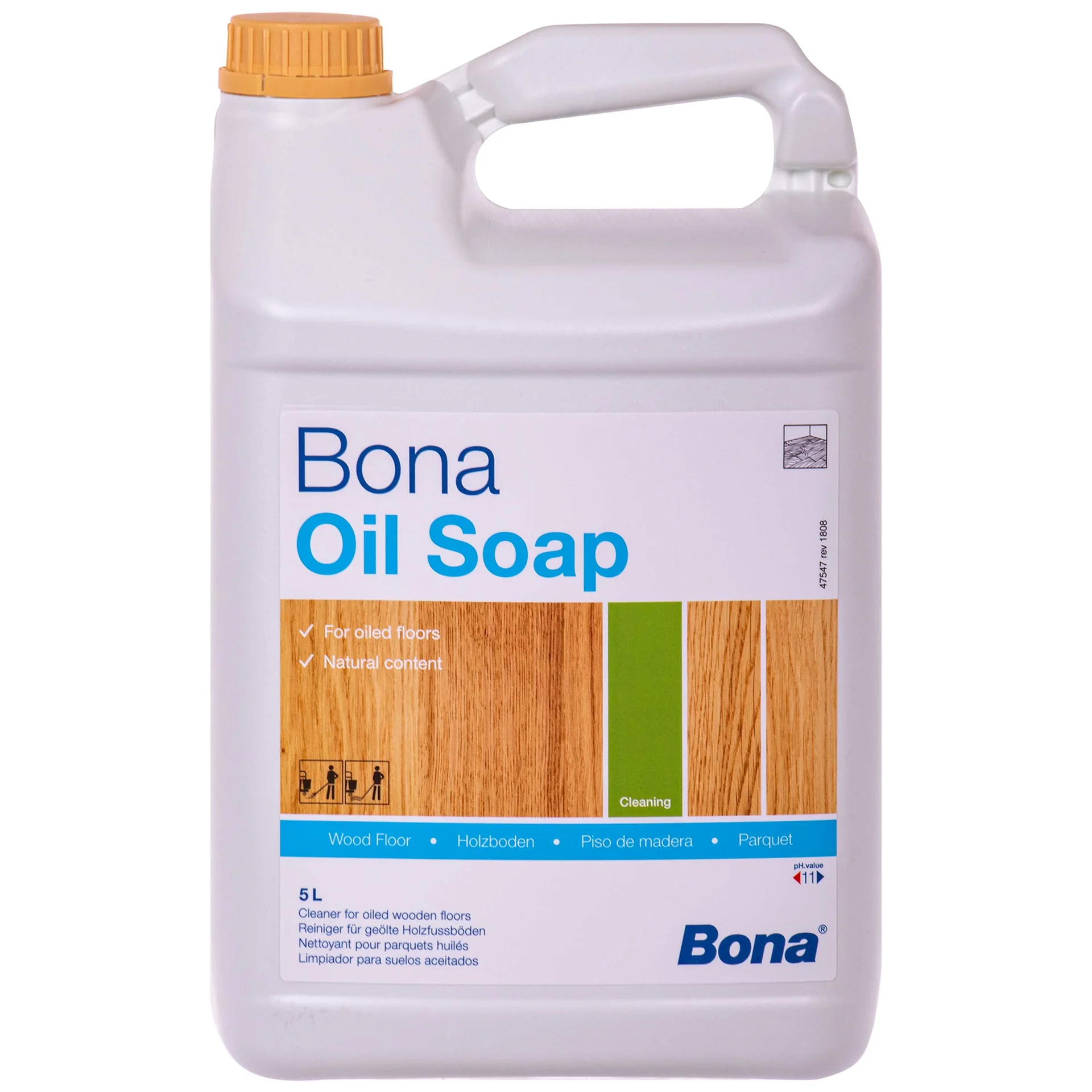 "Olie zeep 5 Liter, Hout zeep, Onderhoudsreiniger hout image"