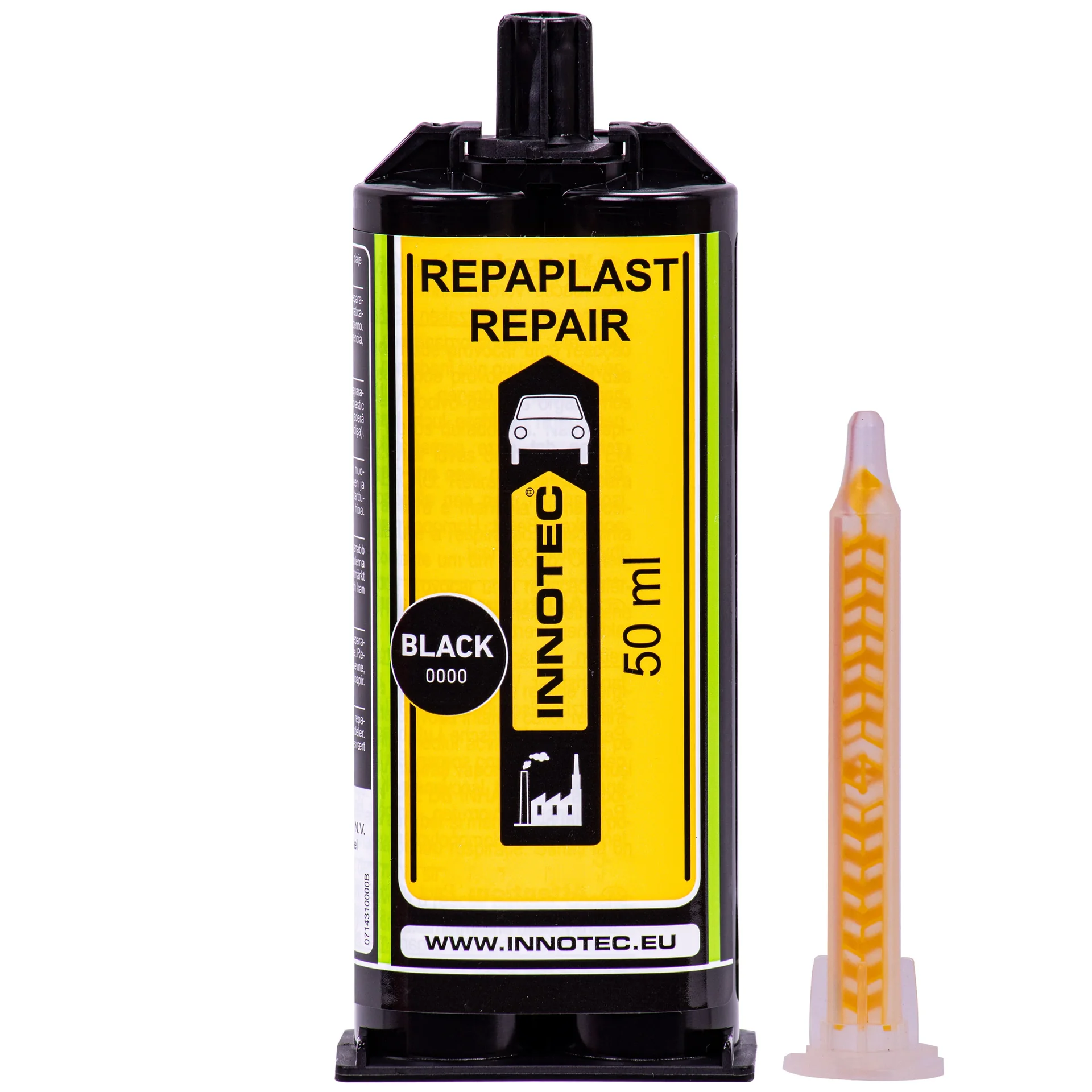 "Kunststof reparatie, 2 componenten kunststof reparatie, zwarte kunststof reparatie, Repaplast Repair 50 ml, Doppelkartusche image"