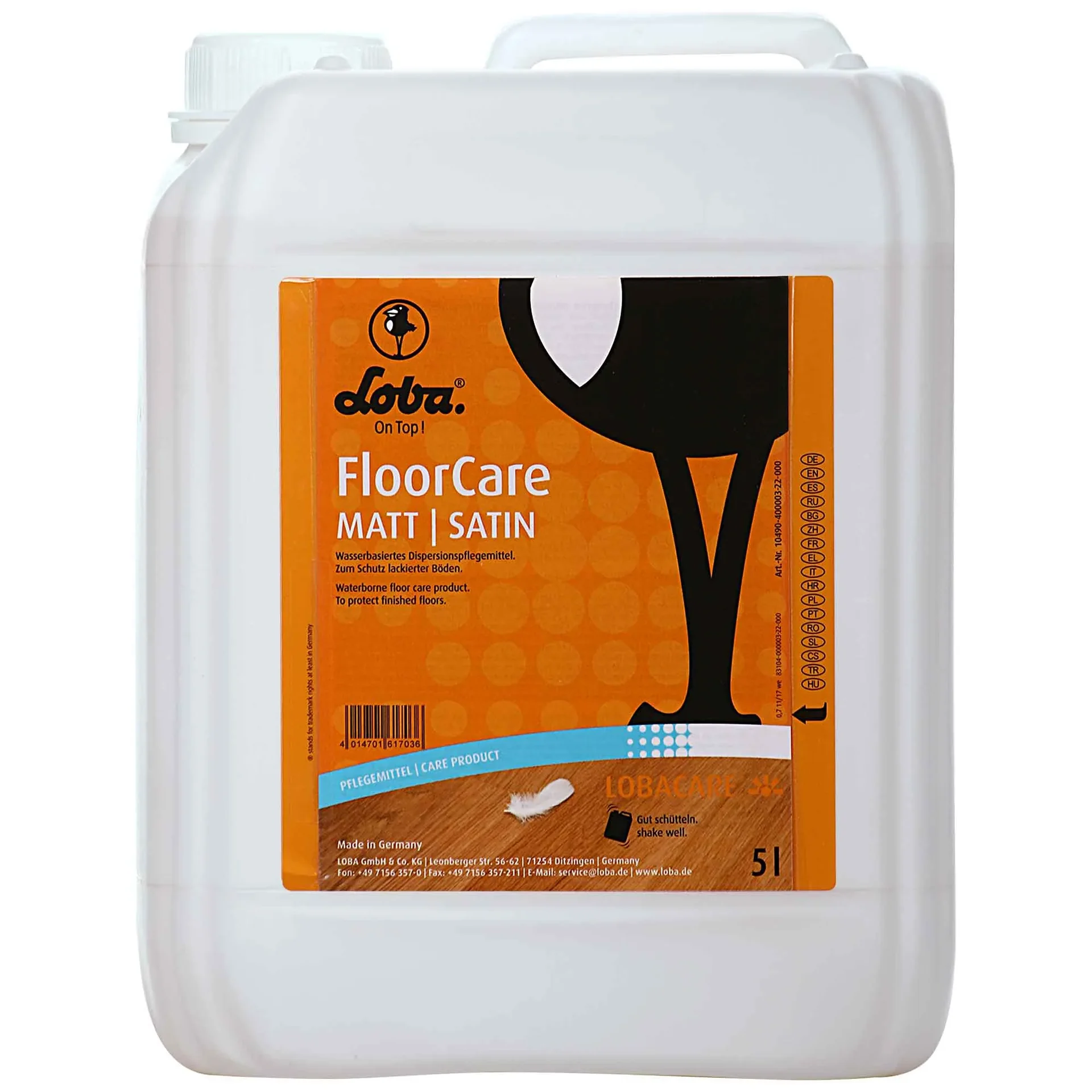 "Houten vloer onderhoud, vloeronderhoud mat, 5 Liter, vloer reiniger mat image"