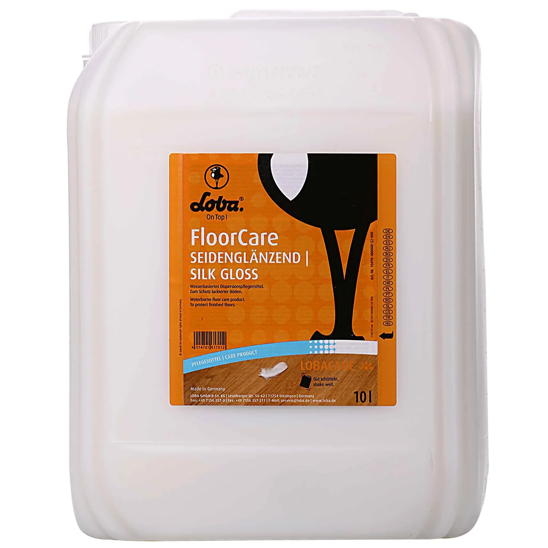"Vloeronderhoud, 10 Liter, vloerreiniger, zijdeglans vloer image"