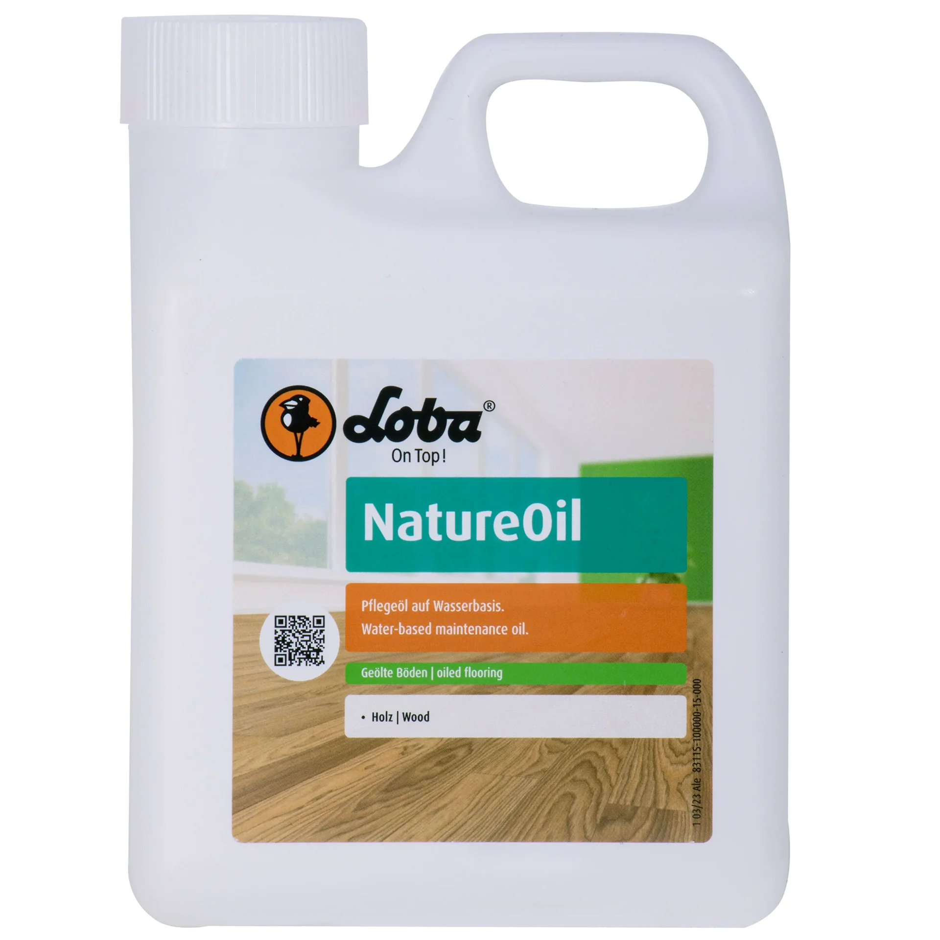 "Onderhoudsolie vloeren, Natuurlijke vloerolie, Vloerolie onderhoud, 1 Liter, NatureOil image"