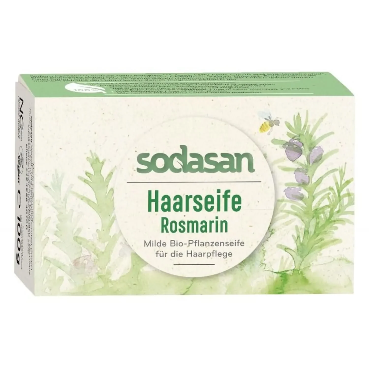 "Haarzeep Rozemarijn, 100 g, Natuurlijke Shampoo, Shampoobar image"
