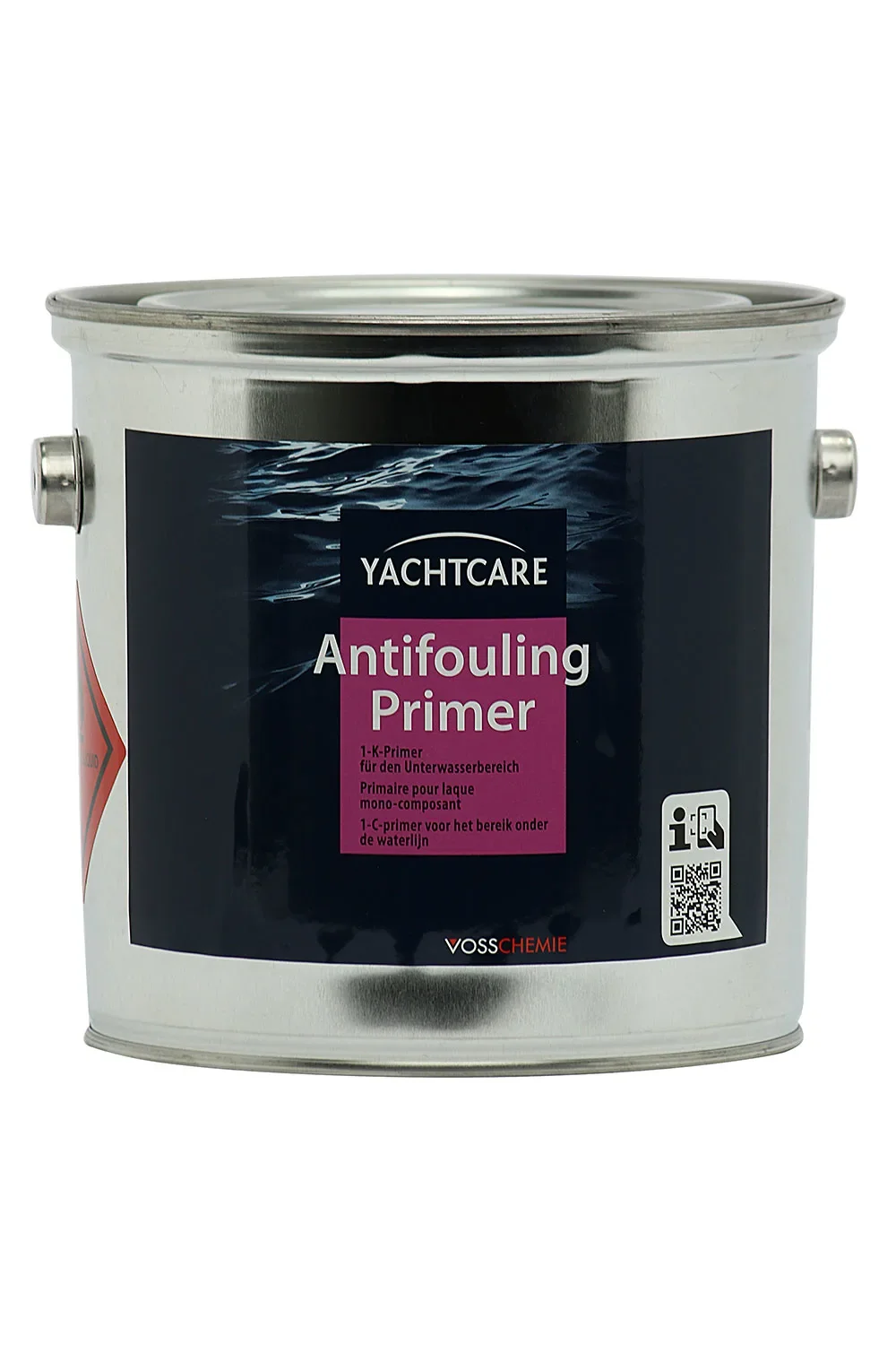 "Antifouling Primer 2,5 Liter, boot primer, matt grijs image"