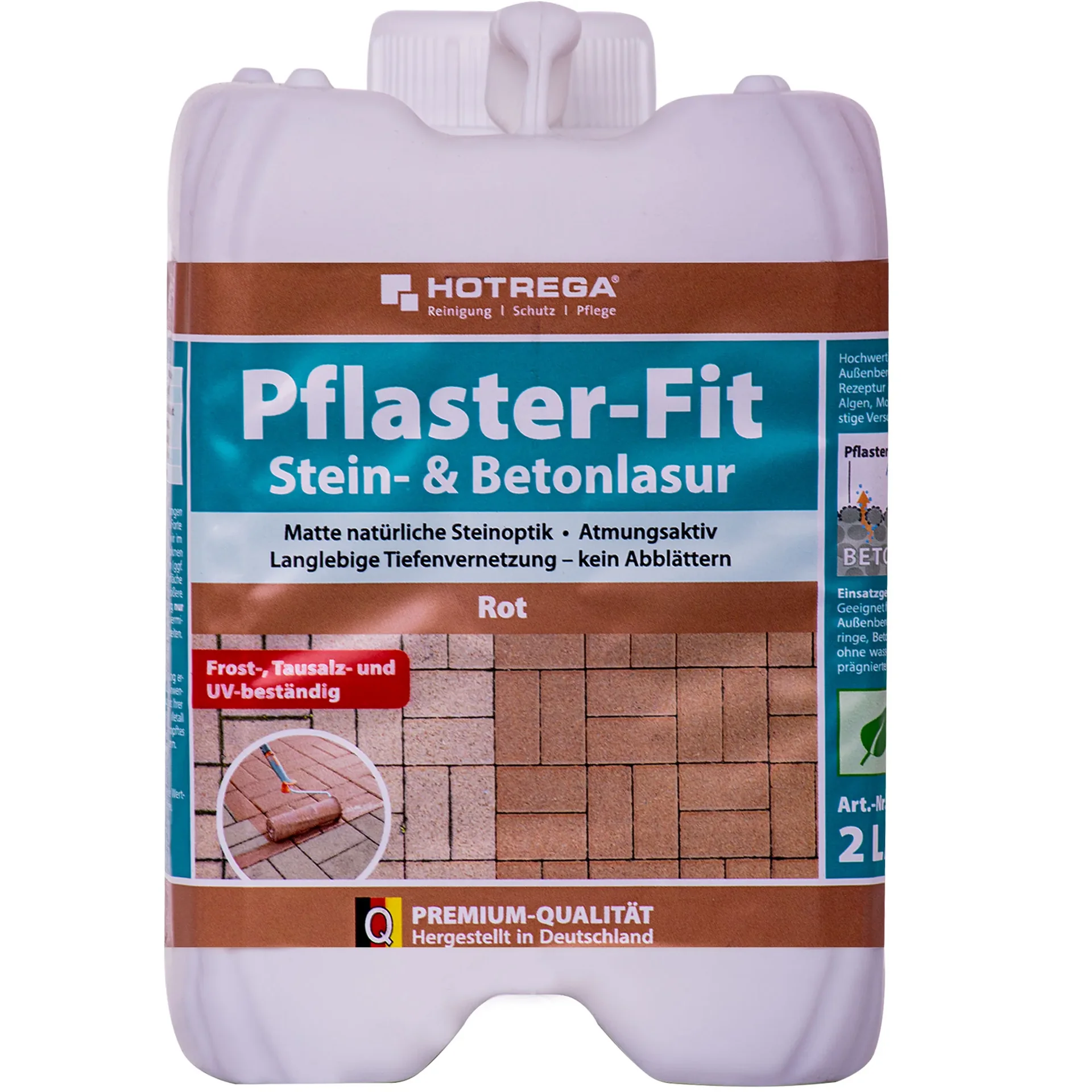 "Beton impregneermiddel, 2 Liter, rode betonverf, steen- & betonlasur image"