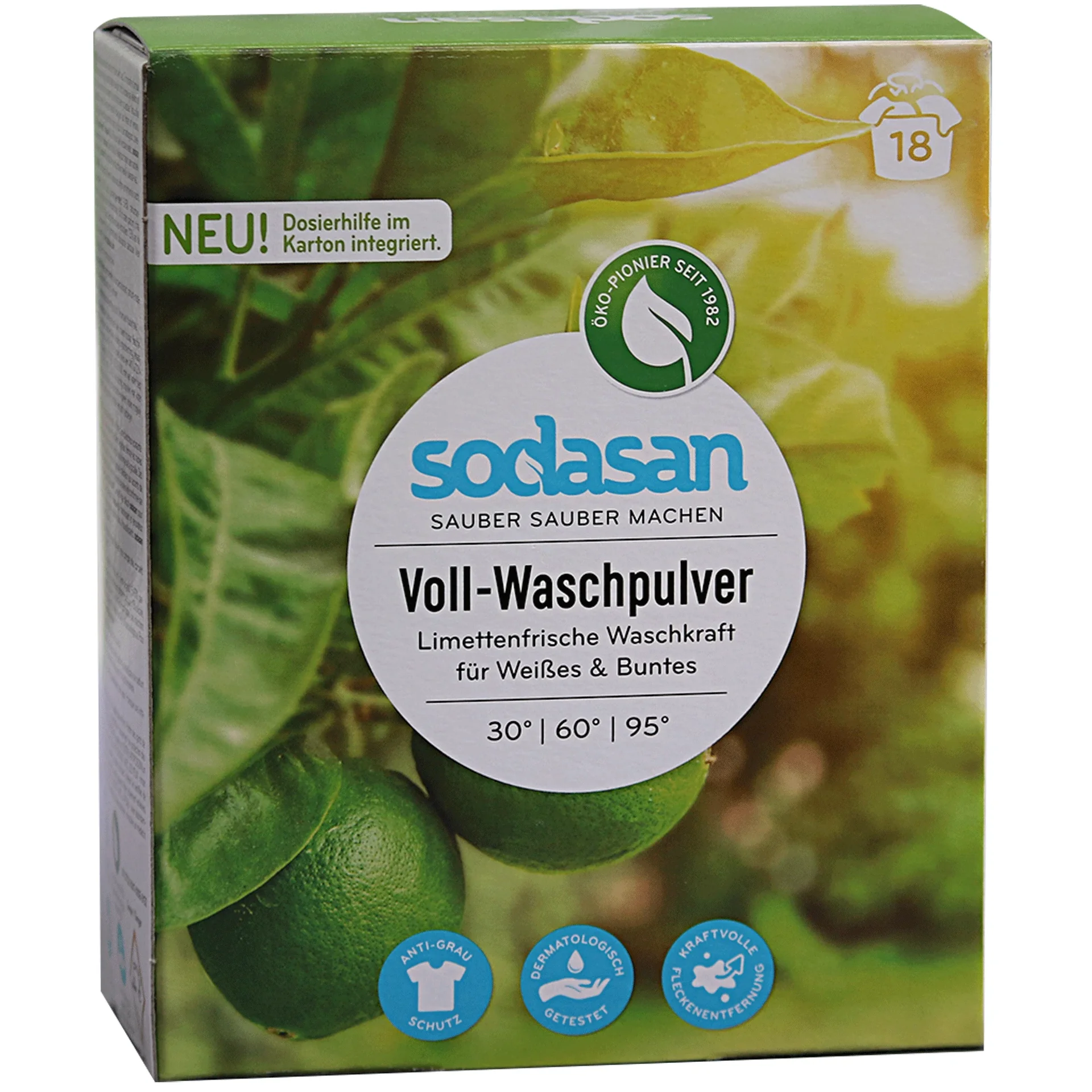 "Waspoeder voor witte en bonte was, 1.01 kg, eco waspoeder, duurzaam wasmiddel image"