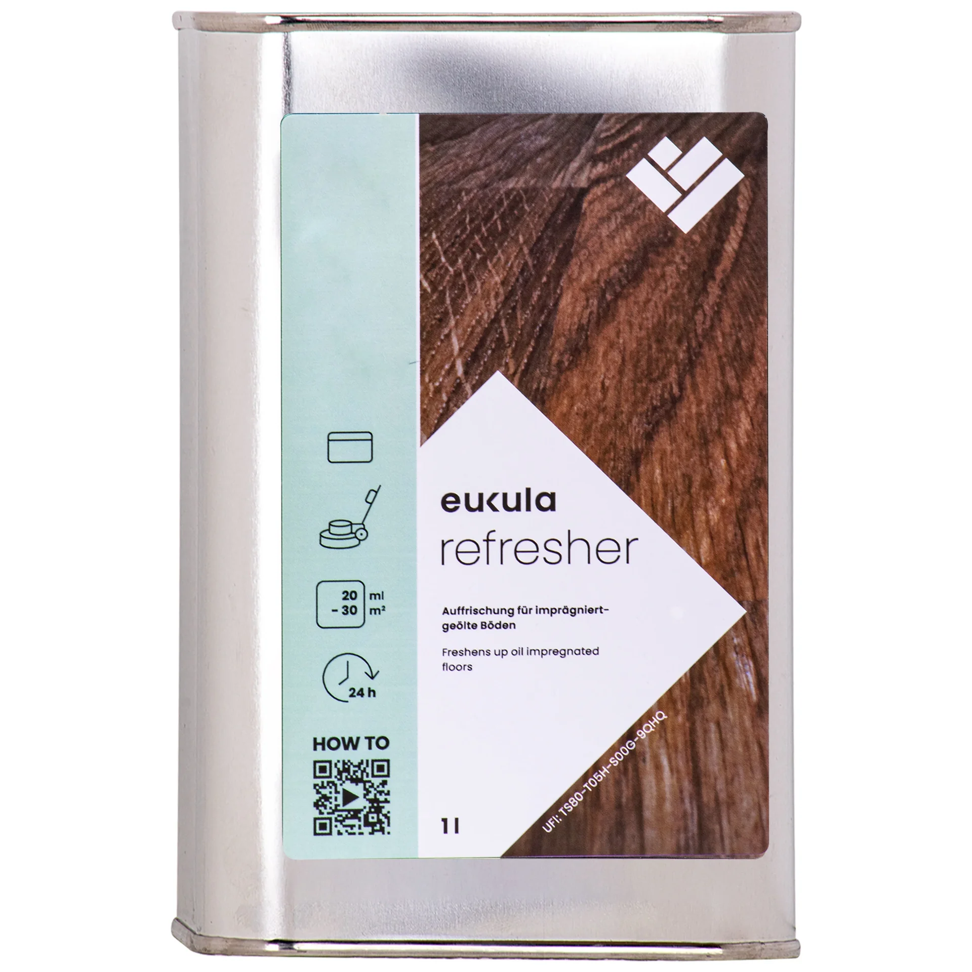 "Houten vloer onderhoud, parket onderhoud, vloer refresher 1 Liter image"