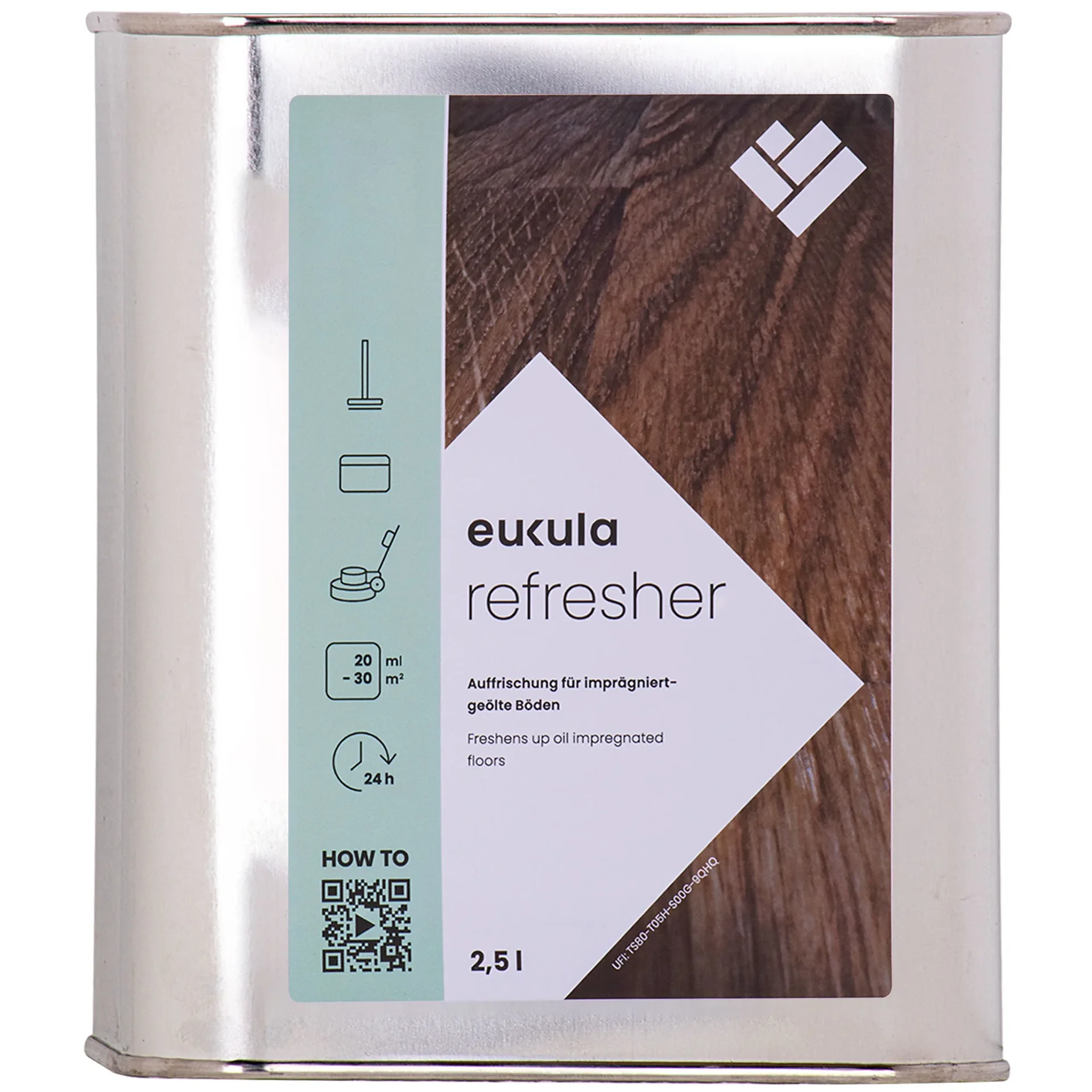 "Houten vloer onderhoud, vloer opfrisser, 2,5 Liter, parket onderhoud image"