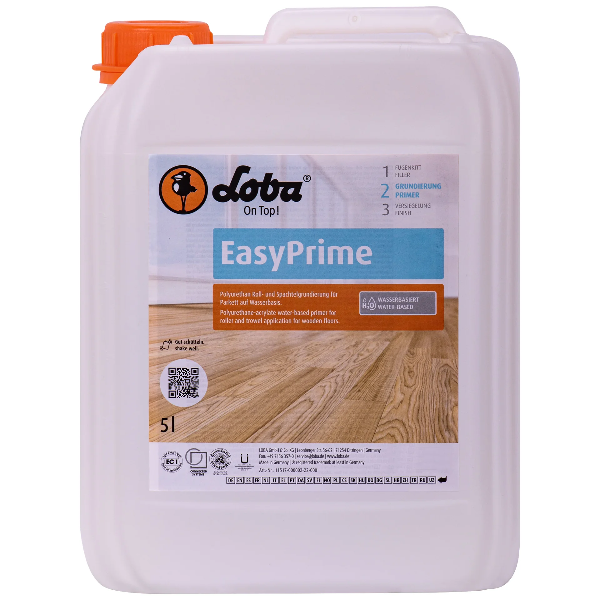 "Parket Primer, Houten Vloer Primer, 5 Liter, Grondverf Parket image"