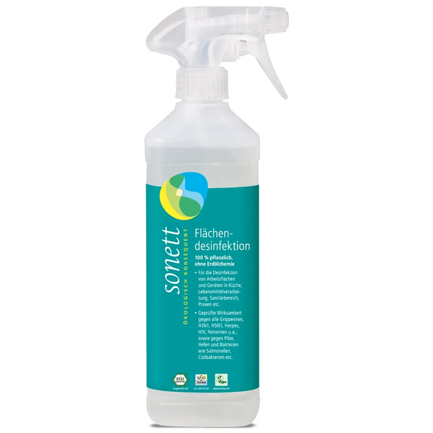 Desinfectiemiddel oppervlakte, oppervlakte desinfectie, desinfectie spray, 6 x 500 ml, DVG gelistet