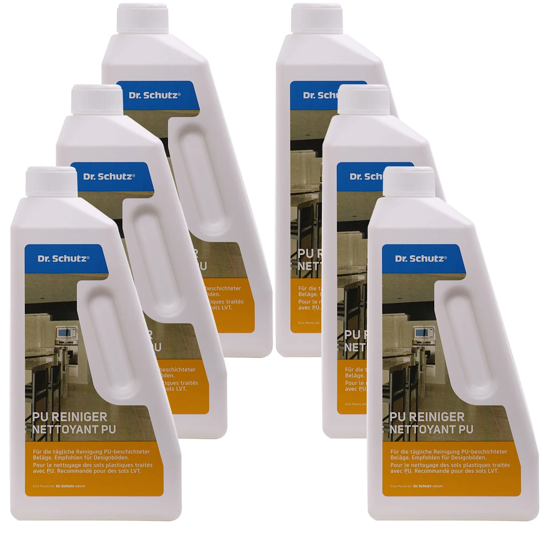 "PU Reiniger 6 x 750 ml, PU Vloerreiniger, Reiniger voor PU vloer image"