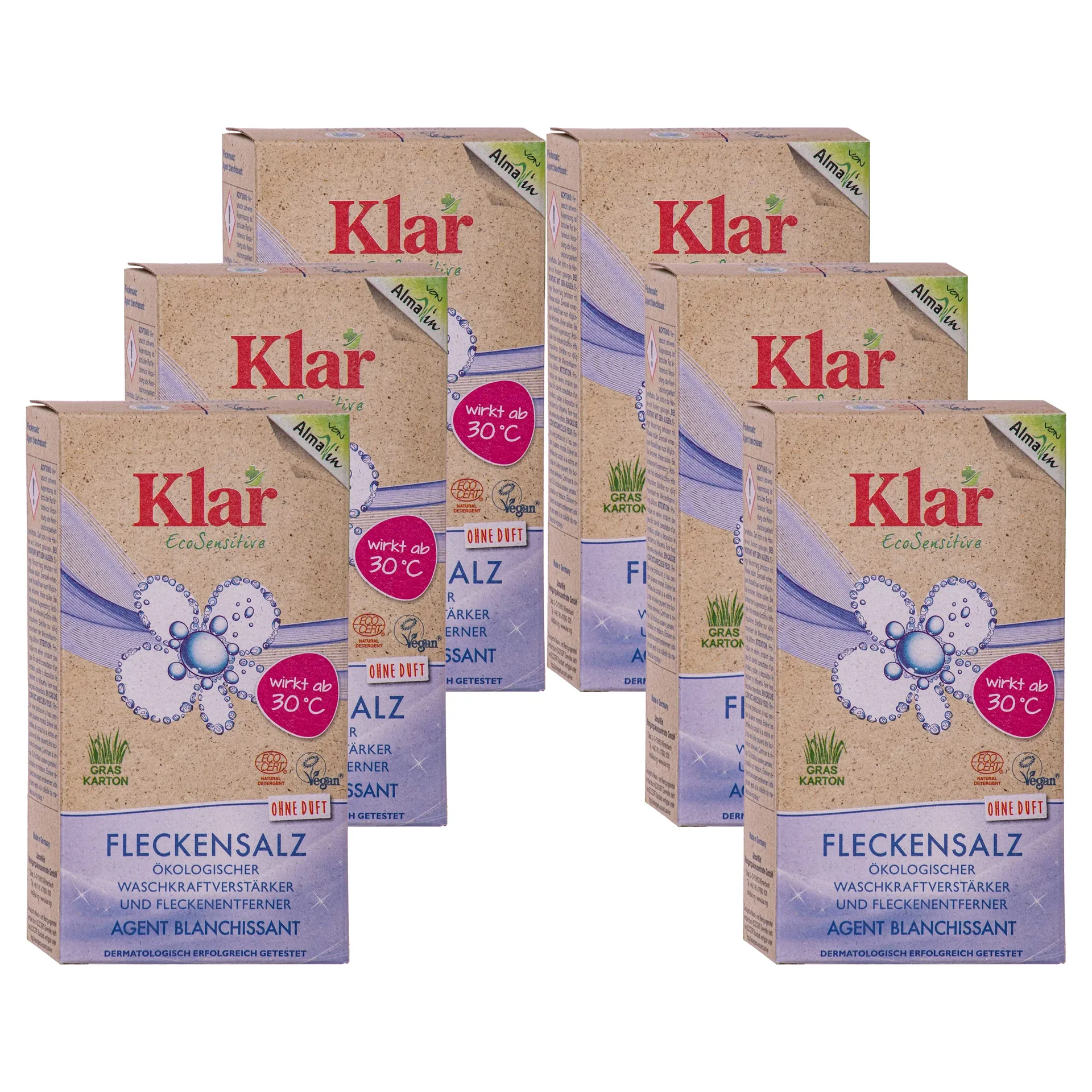 "Vlekken verwijderen, vlekkenzout, vlekken verwijderaar, 400 g x 6, zonder Duft image"