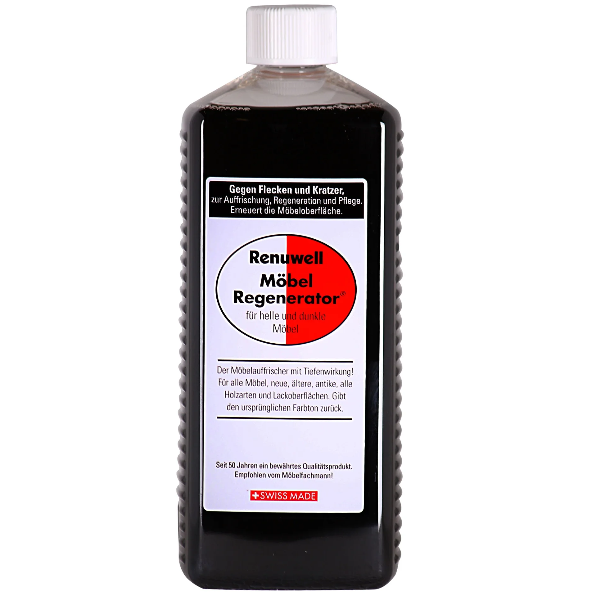 "Meubelonderhoud, meubelolie, meubelreiniging, houtolie, meubel hersteller, meubelrenovatie, hout reinigen, meubelolie aanbrengen, meubels opknappen, hout verzorging, meubelolie kopen, houten meubels onderhouden, RENUWELL Möbel Regenerator 1 Liter A image"