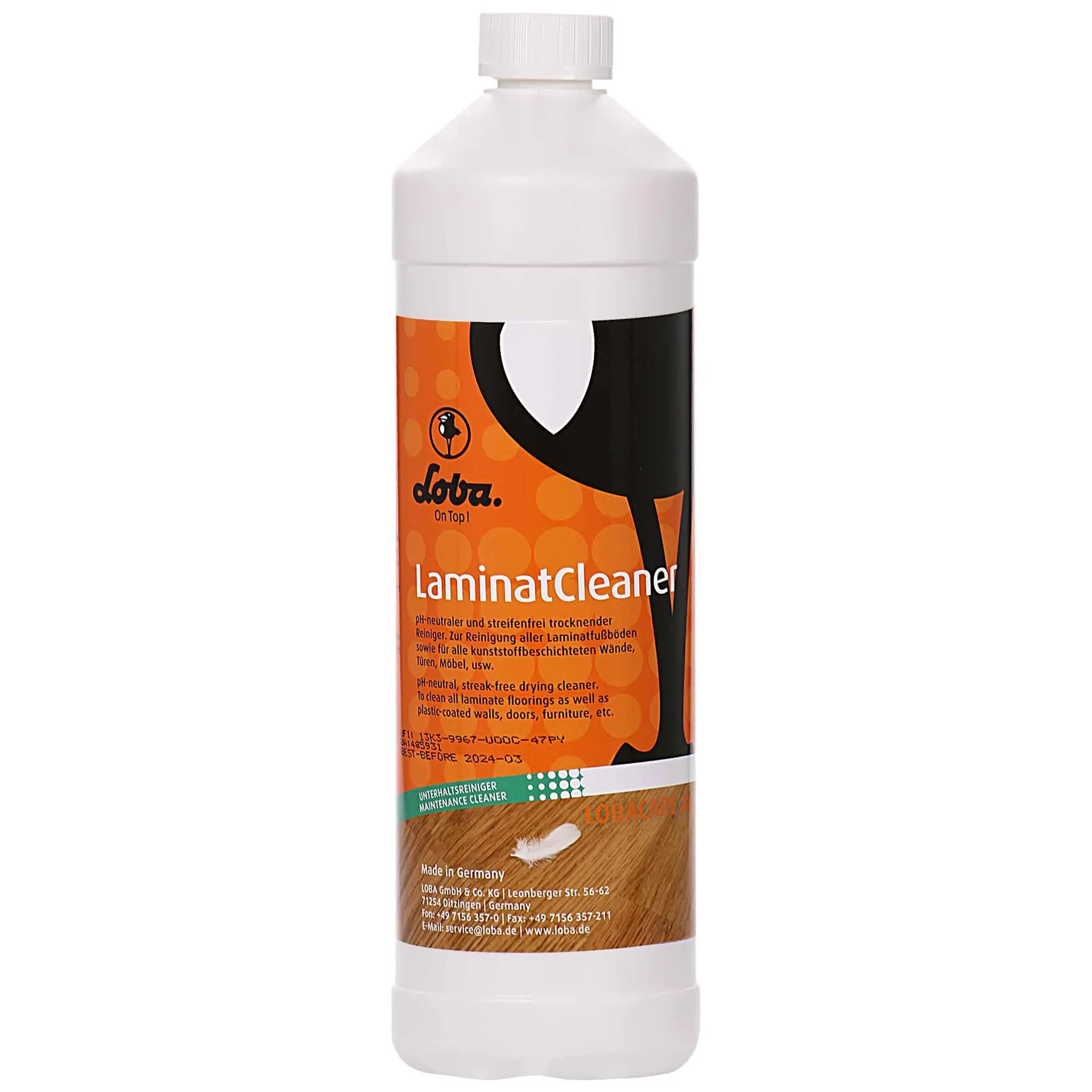 "Laminaatreiniger 1 Liter, laminaat schoonmaakmiddel, laminaat reiniger, concentraat image"