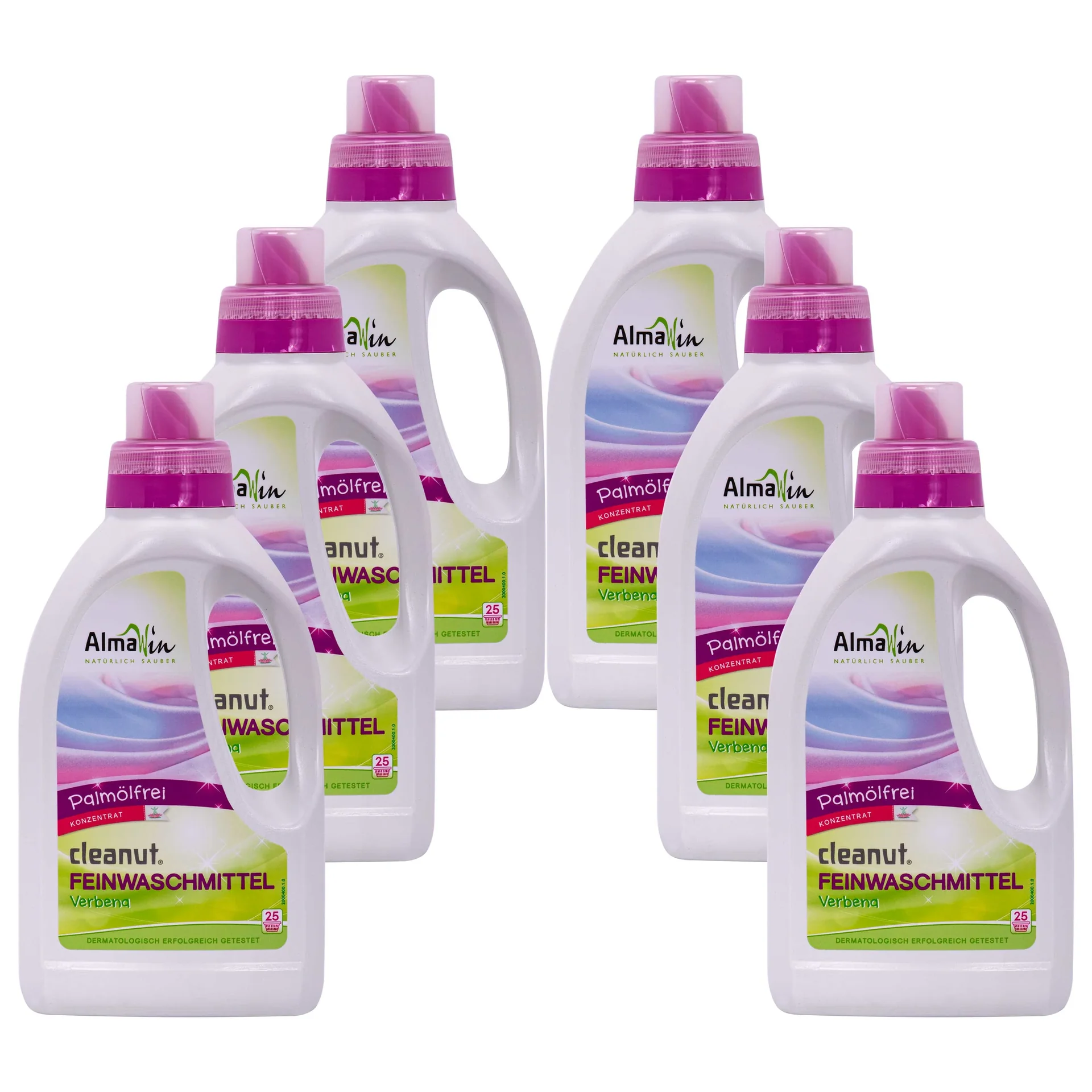 "Wasmiddel fijnwas, 6 x 750 ml, wasmiddel bonte was, wasmiddel natuurlijk image"