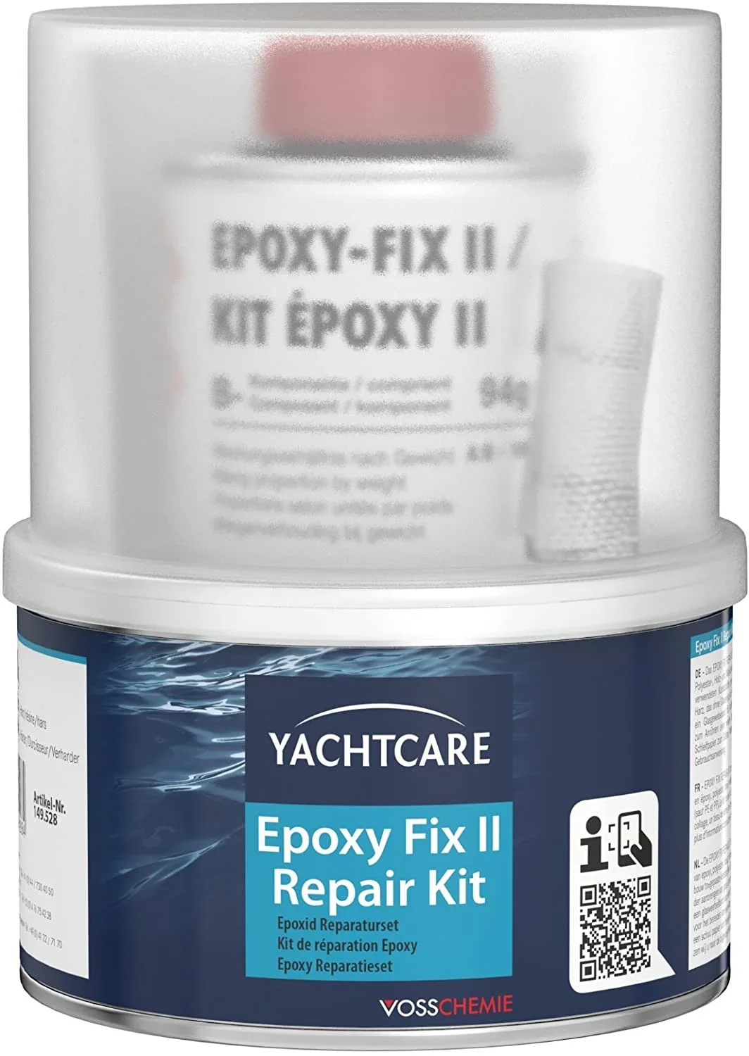 "Epoxy reparatieset, 248 g, epoxy reparatie, boot reparatieset image"