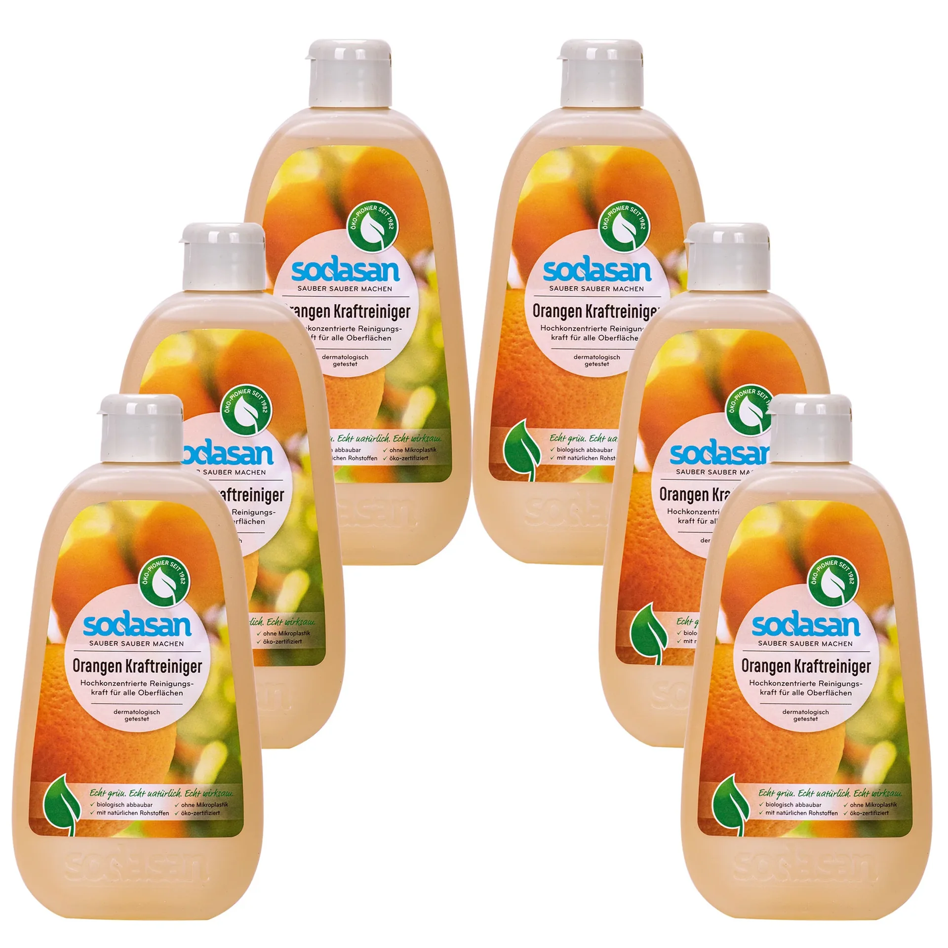 "Schoonmaakmiddel sinaasappel, Oranje reiniger, 6 x 500 ml, Krachtige ontvetter image"