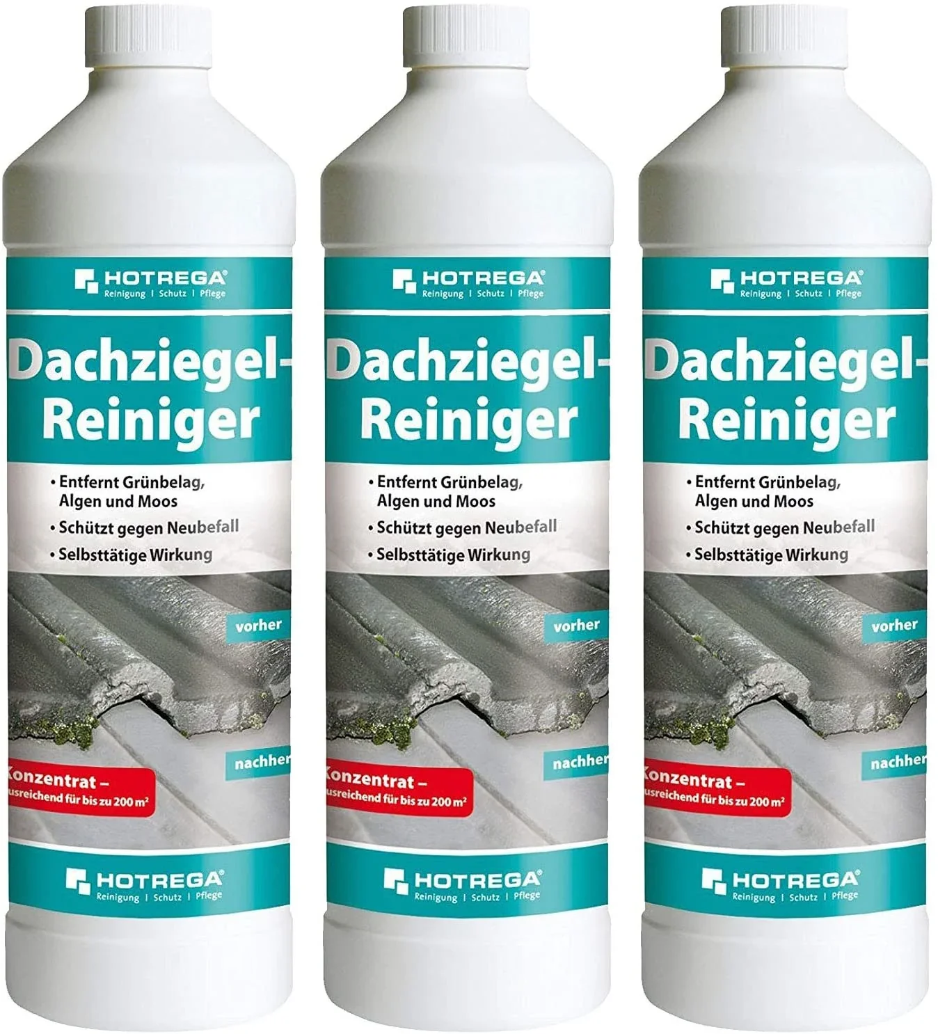 "Dakpannen reiniger concentraat 3 x 1 Liter, dakpannen reinigen, dakreiniger concentraat image"