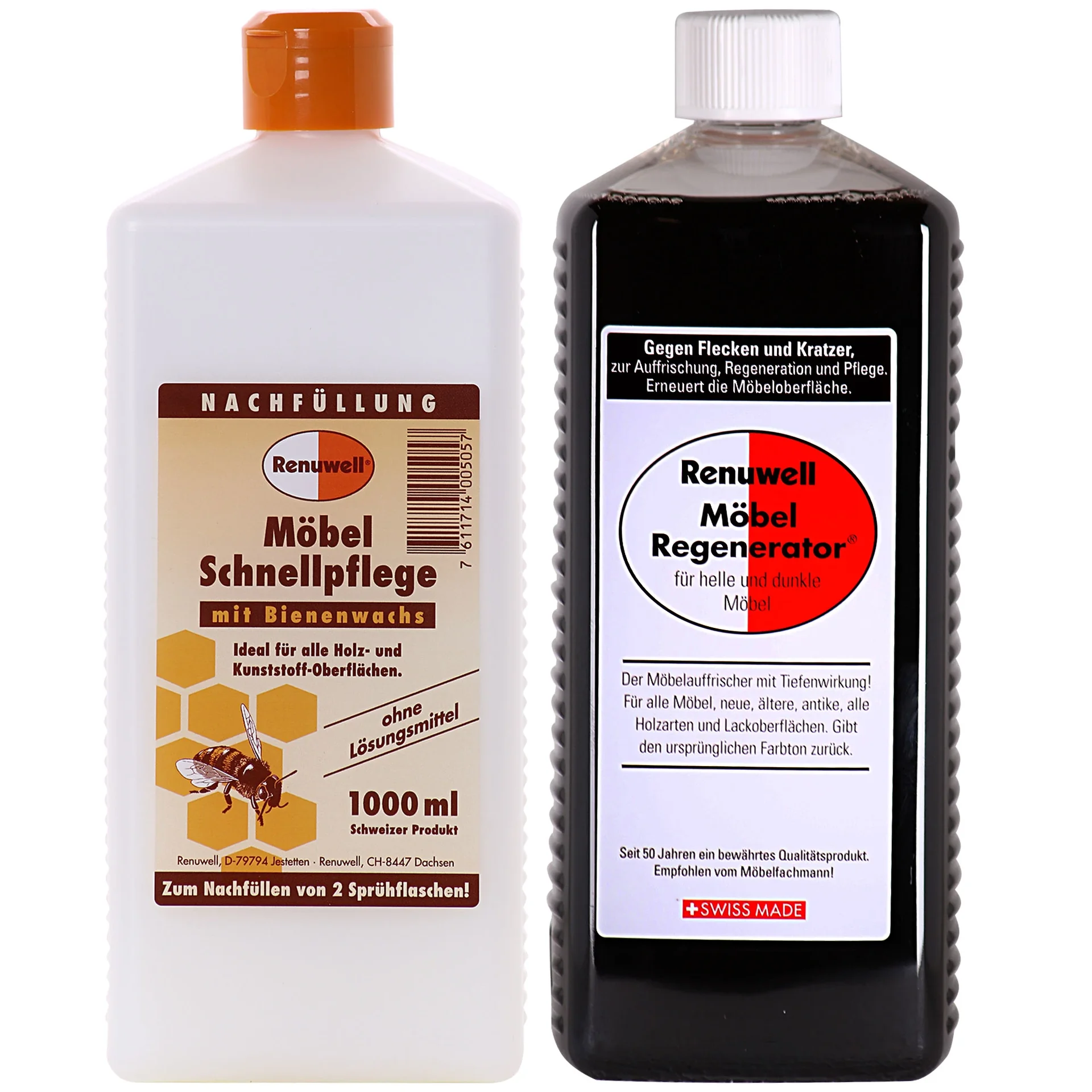 "Meubelrenovatie, Meubel Regenerator 1 Liter & Schnellpflege 1 Liter Set, meubelonderhoud image"