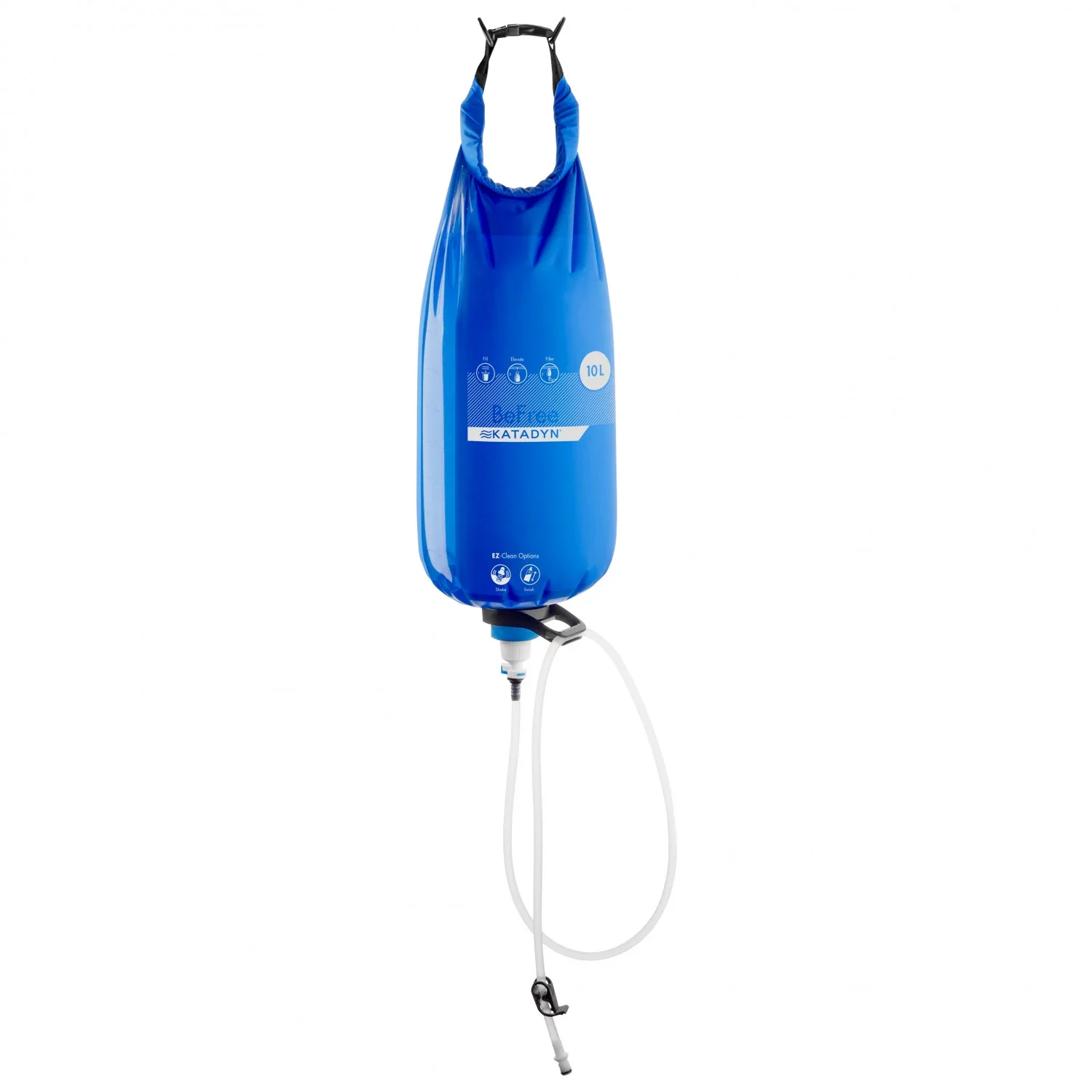 "Waterfilter 10.0 Liter, Gravity waterfilter met draagriem blauw image"