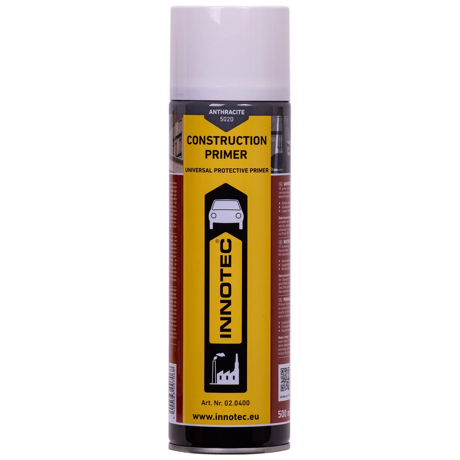 Primer antraciet, INNOTEC Construction Primer 500 ml, grondverf
