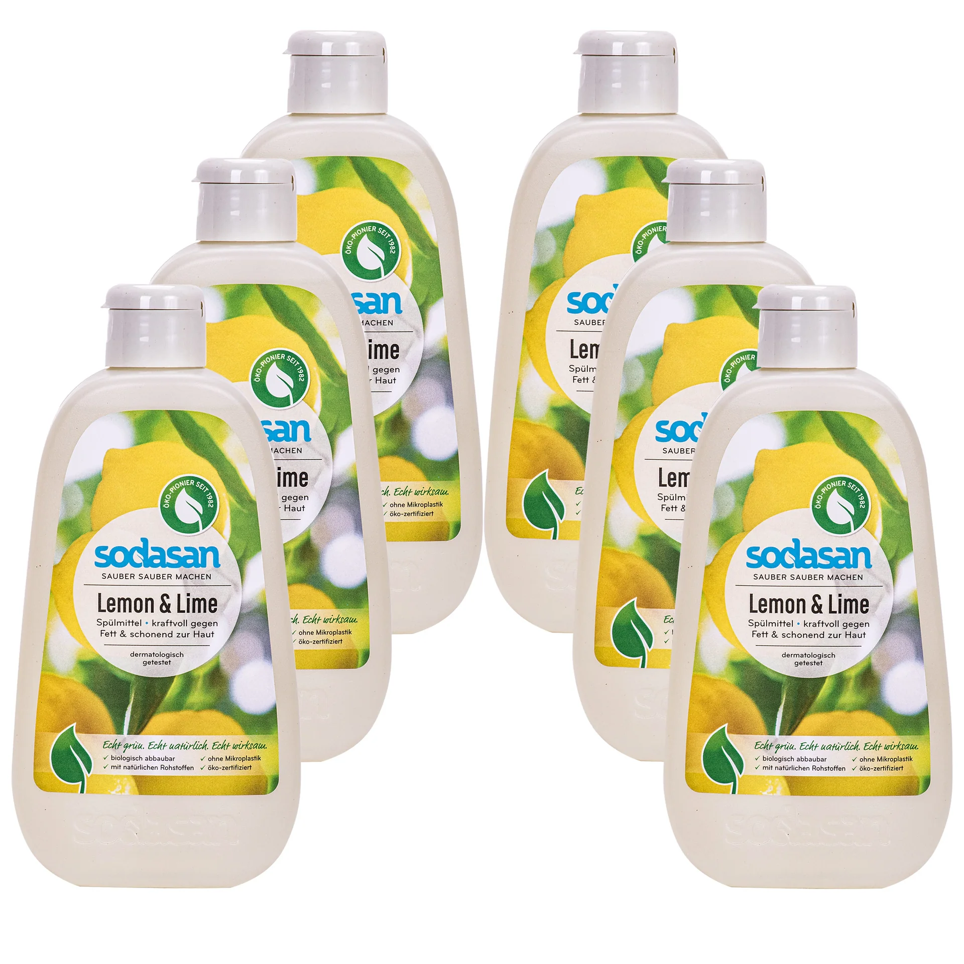 "Afwasmiddel Citroen, 6 x 500 ml, ecologisch afwasmiddel image"