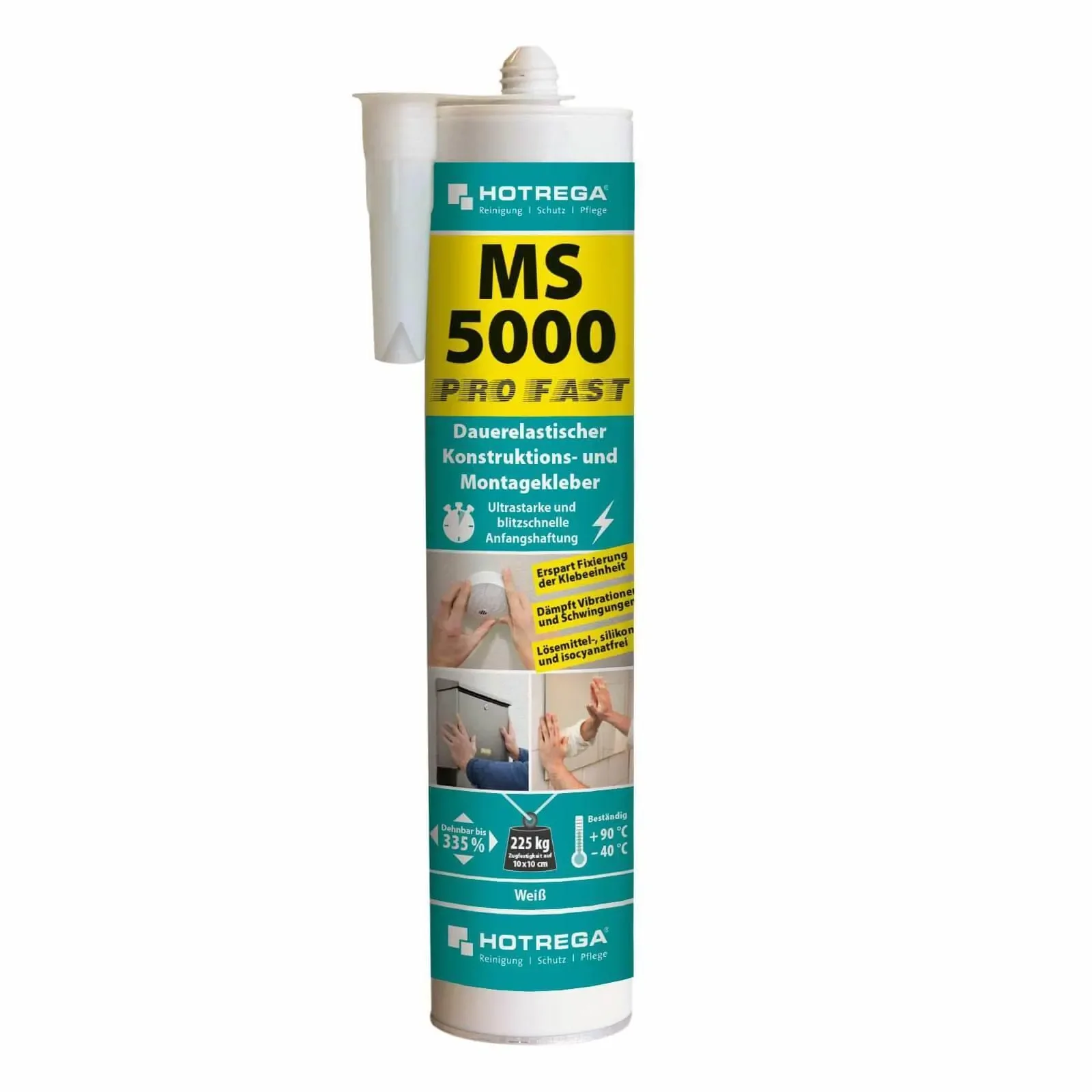 "Montagelijm, Constructielijm, Flexibele lijm, 5 x 290 ml image"