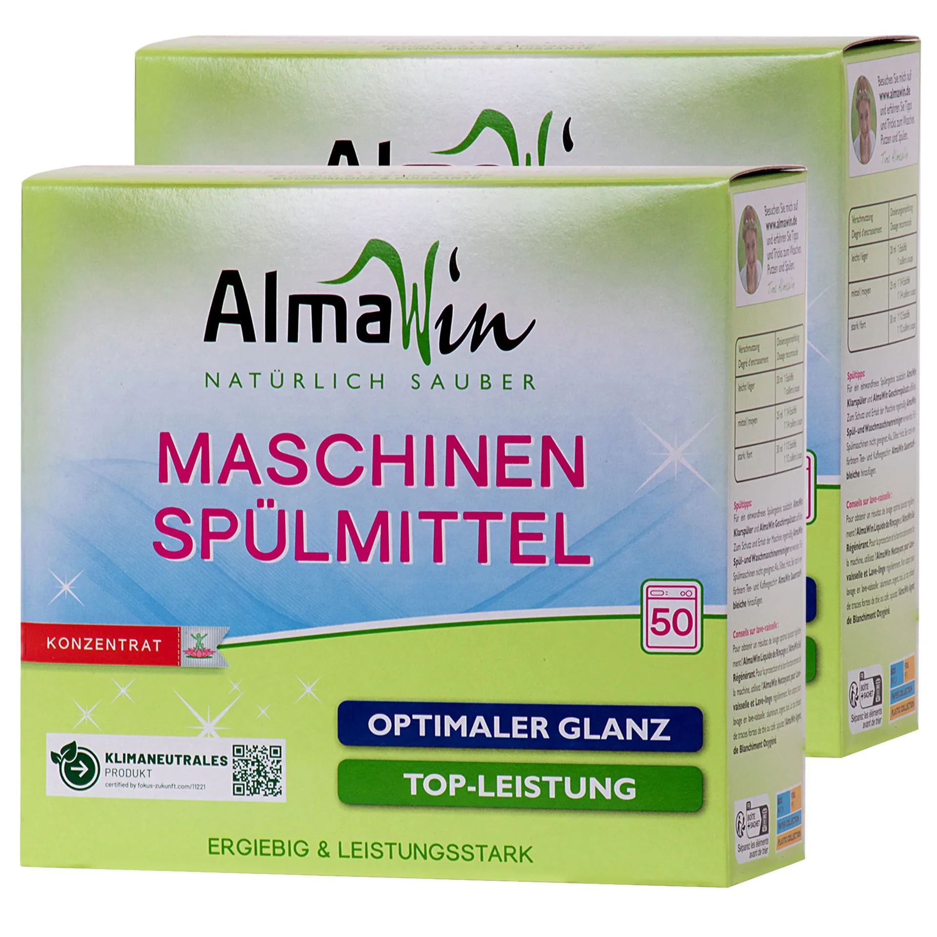 "Vaatwasmiddel, Afwasmiddel, Vaatwasser reiniger, 2 x 1,25 kg image"