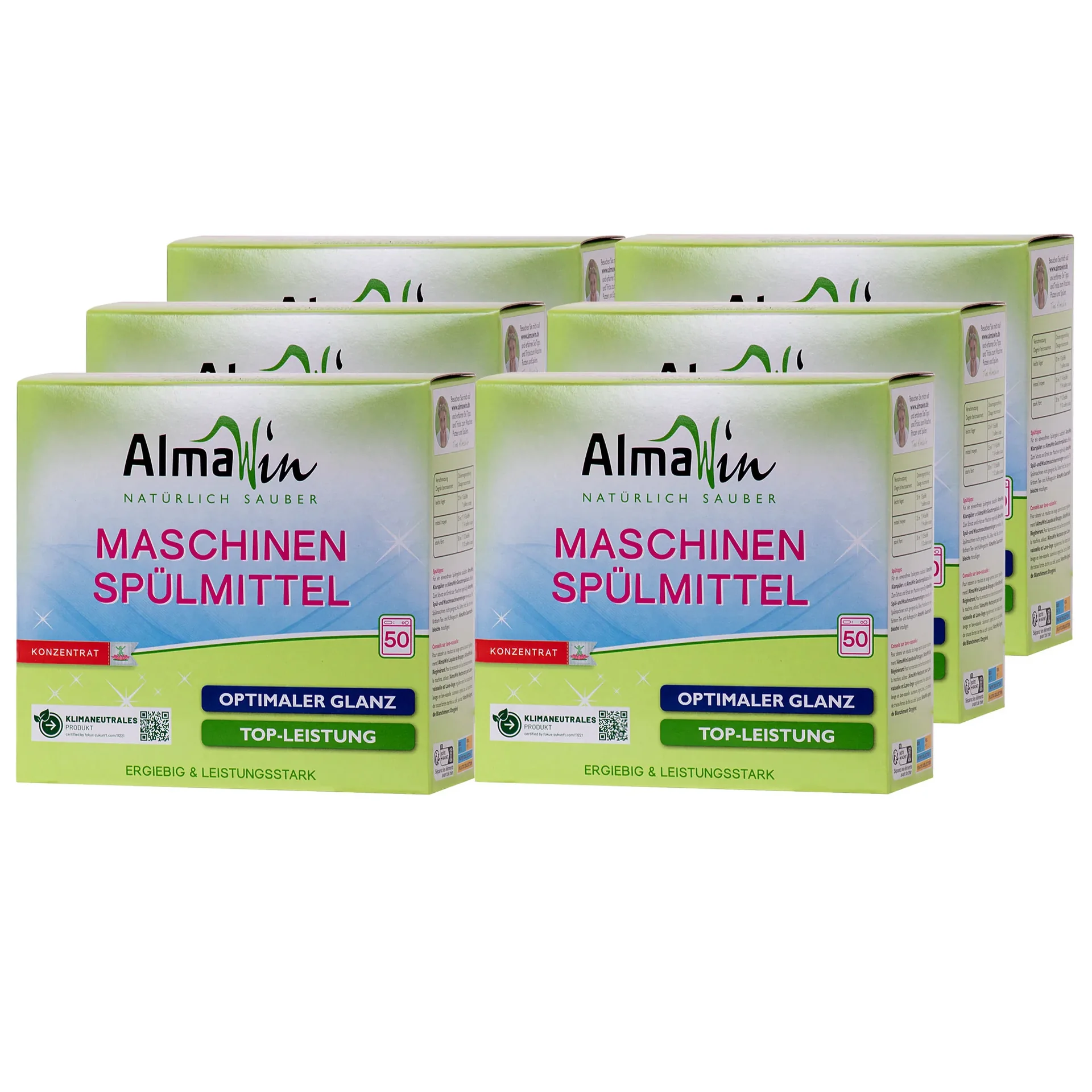Vaatwasmiddel 6 x 1,25 kg, machinewasmiddel, vaatwasser reiniger