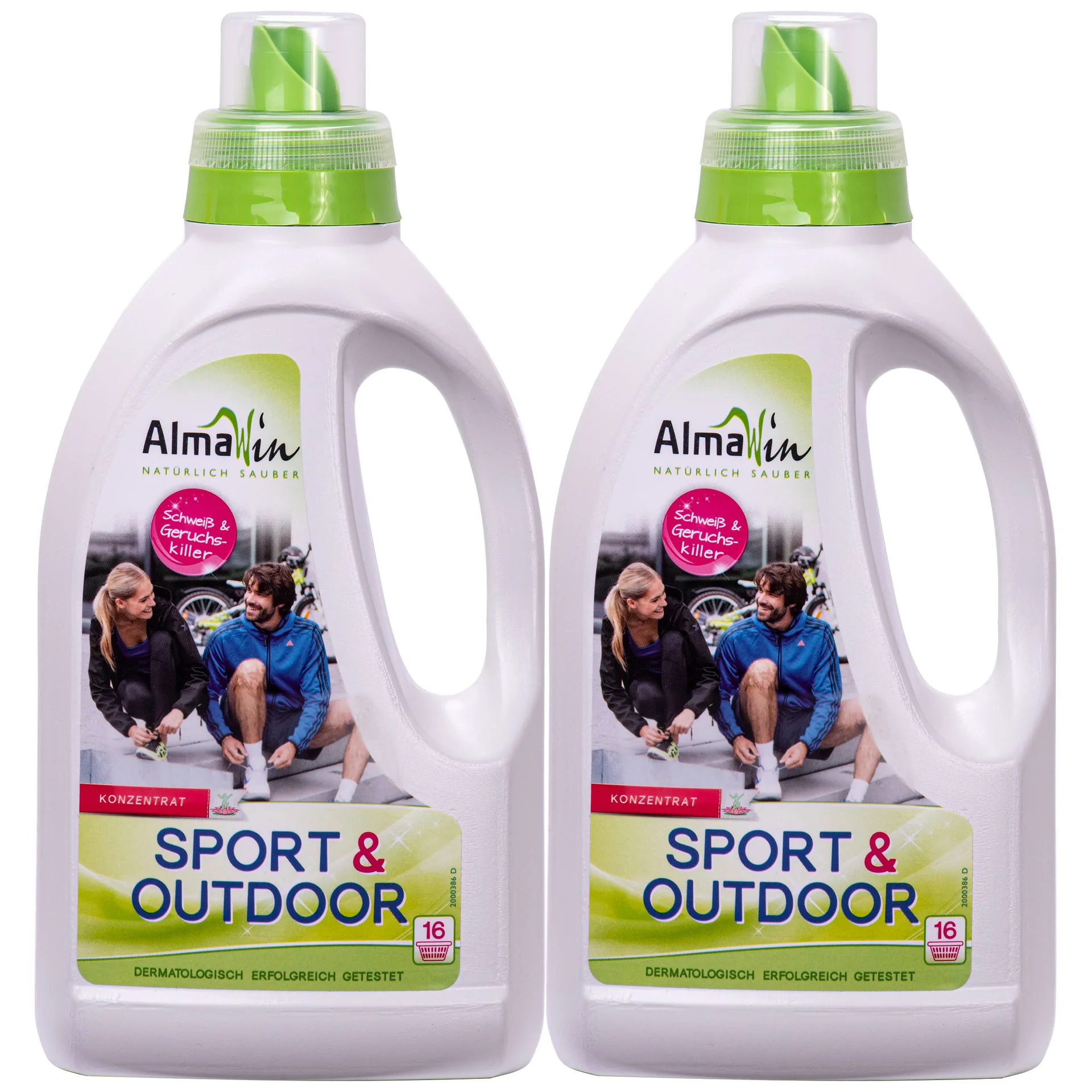 Sportwasmiddel, Wasmiddel sportkleding, Outdoor wasmiddel, 2 x 750 ml