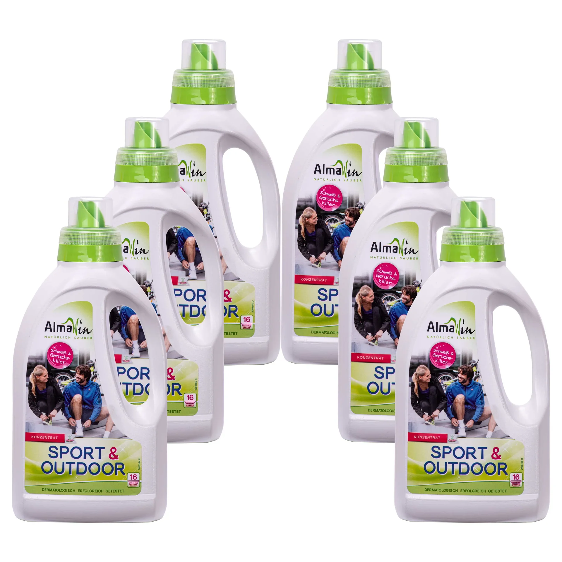 "Sportwasmiddel, Vloeibaar wasmiddel, Wasmiddel voor sportkleding, 6 x 750 ml image"