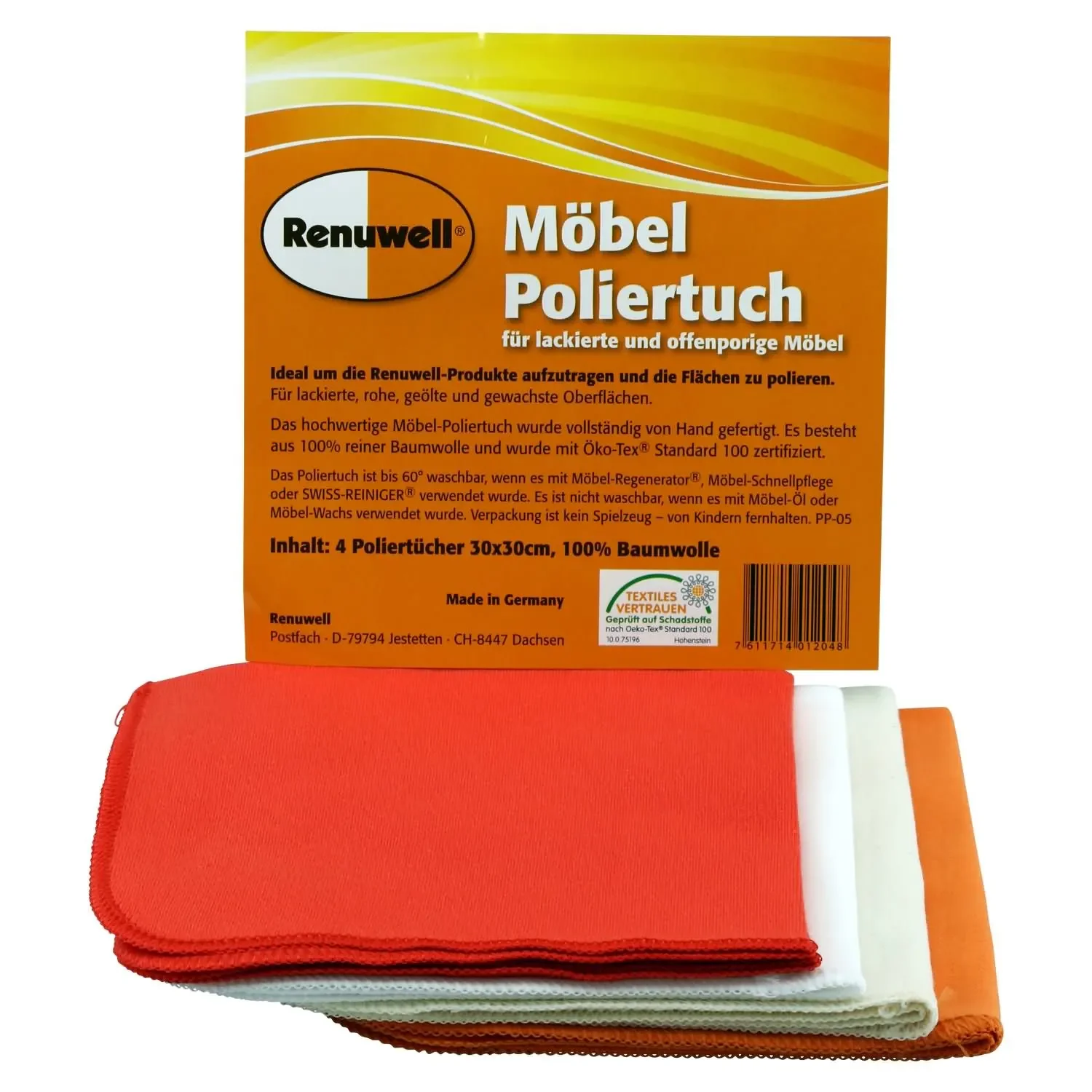 "Meubel polijstdoek, polijstdoek meubels, meubeldoek, 30 x 30 cm image"