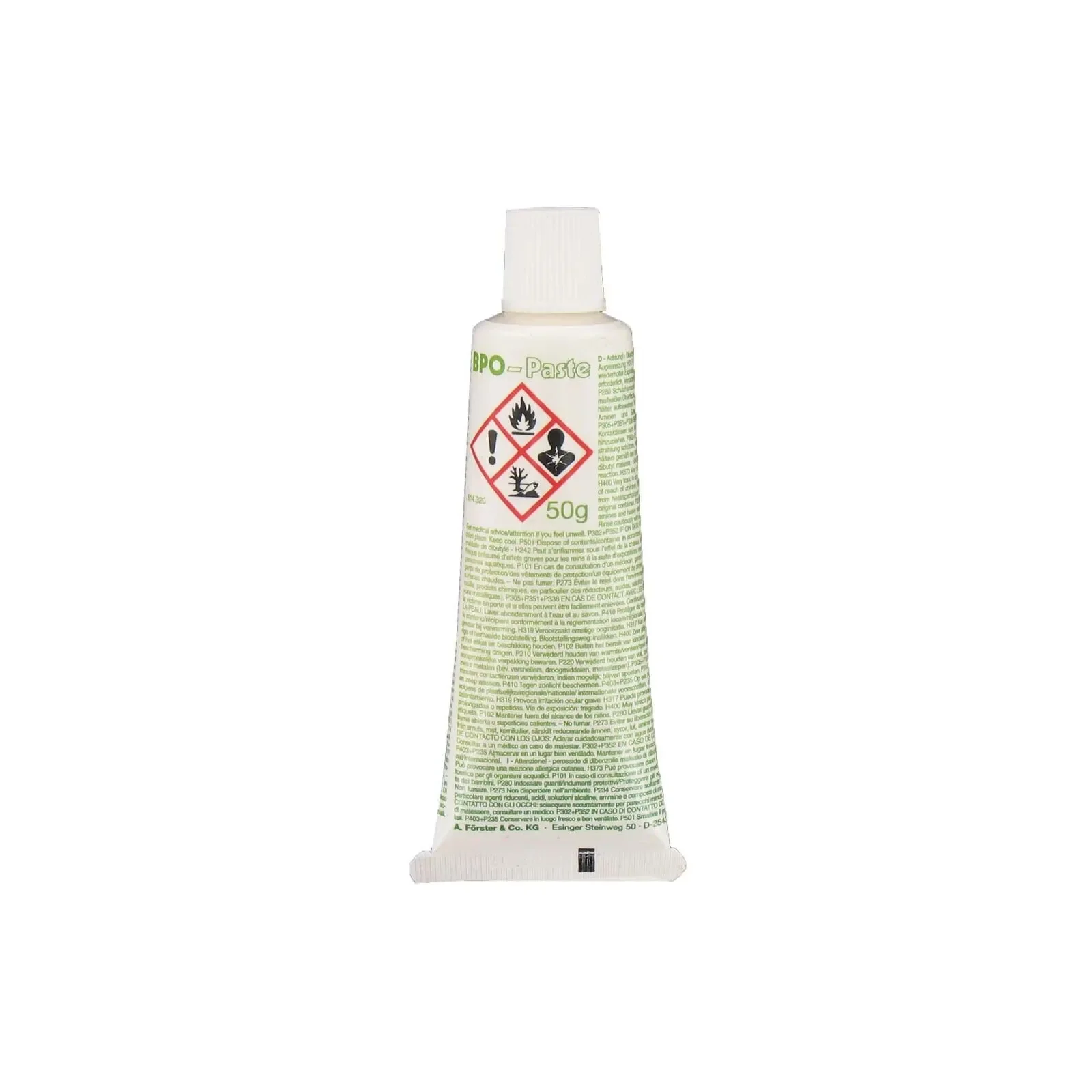 BPO harder, Hars harder, Hars verharder, 50 g