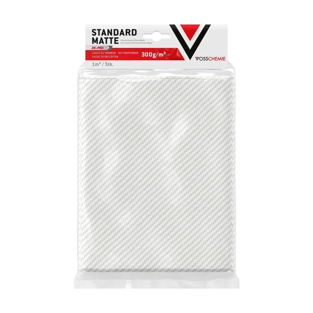 "Glasvezelmat, glasvezel, 300 g/m², 1,0 m², polyester mat, coating mat, reparatie mat image"