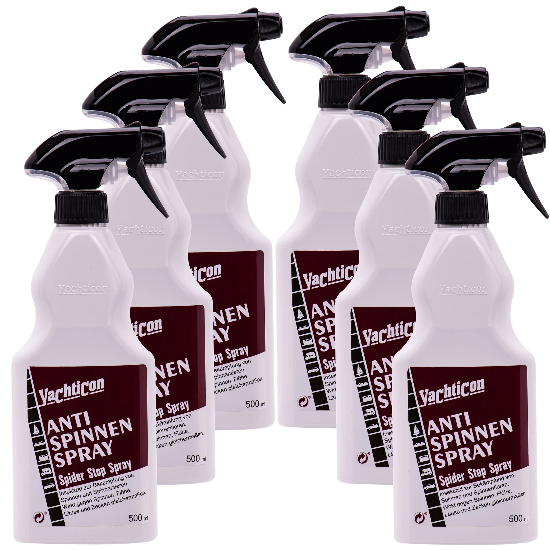 "Spinnenspray, Anti Spinnenspray, 6 x 500 ml, 3 Liter, Spinnen Verjager image"