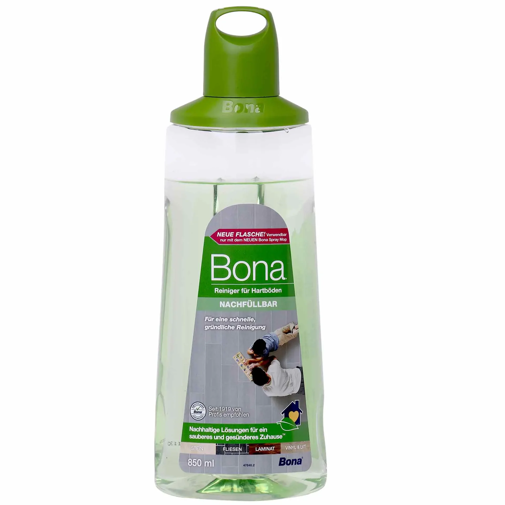 "Bona vloerreiniger 0,85 Liter, navulling voor steen, tegels en laminaat image"